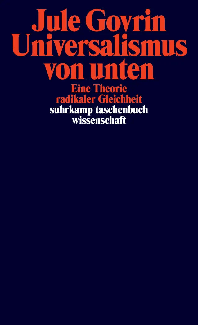 Buchcover von 'Universalismus von unten' - Taschenbuch von Jule Govrin