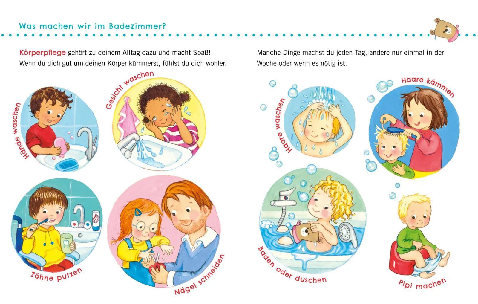 Produktansicht: Unkaputtbar: Erstes Wissen: Zahnbürste, Töpfchen und Badewanne (Taschenbuch)