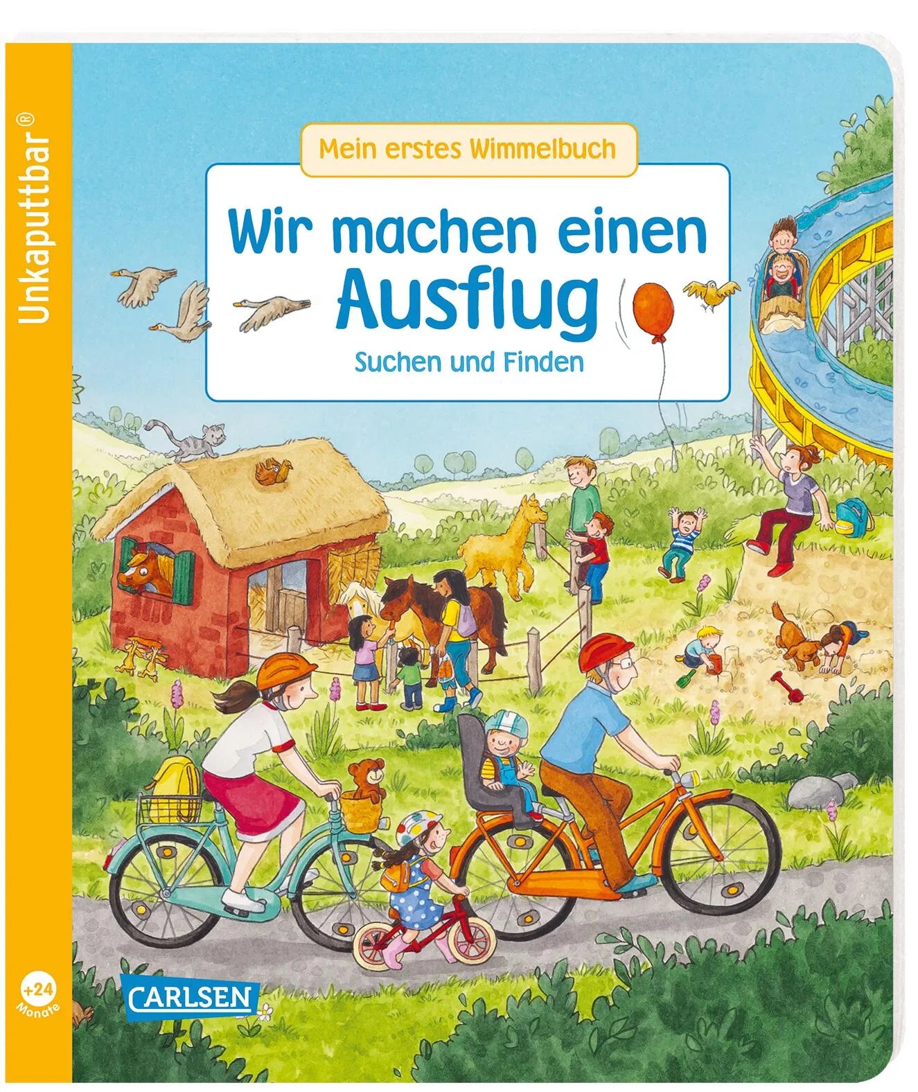 Buchcover von 'Unkaputtbar: Mein erstes Wimmelbuch: Wir machen einen Ausflug' - Taschenbuch von Sibylle Schumann
