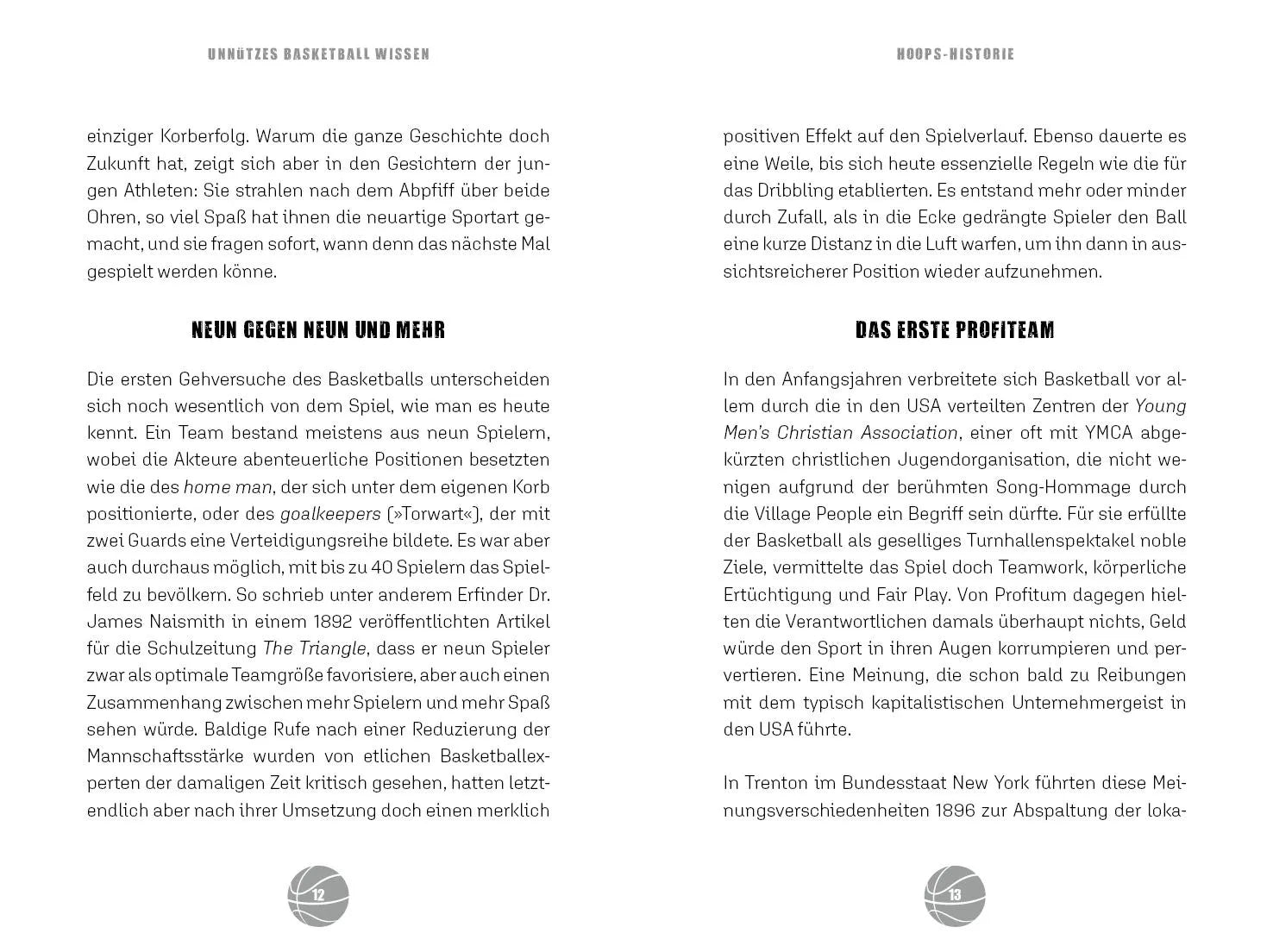 Innenansicht von 'Unnützes Basketball Wissen' - Taschenbuch