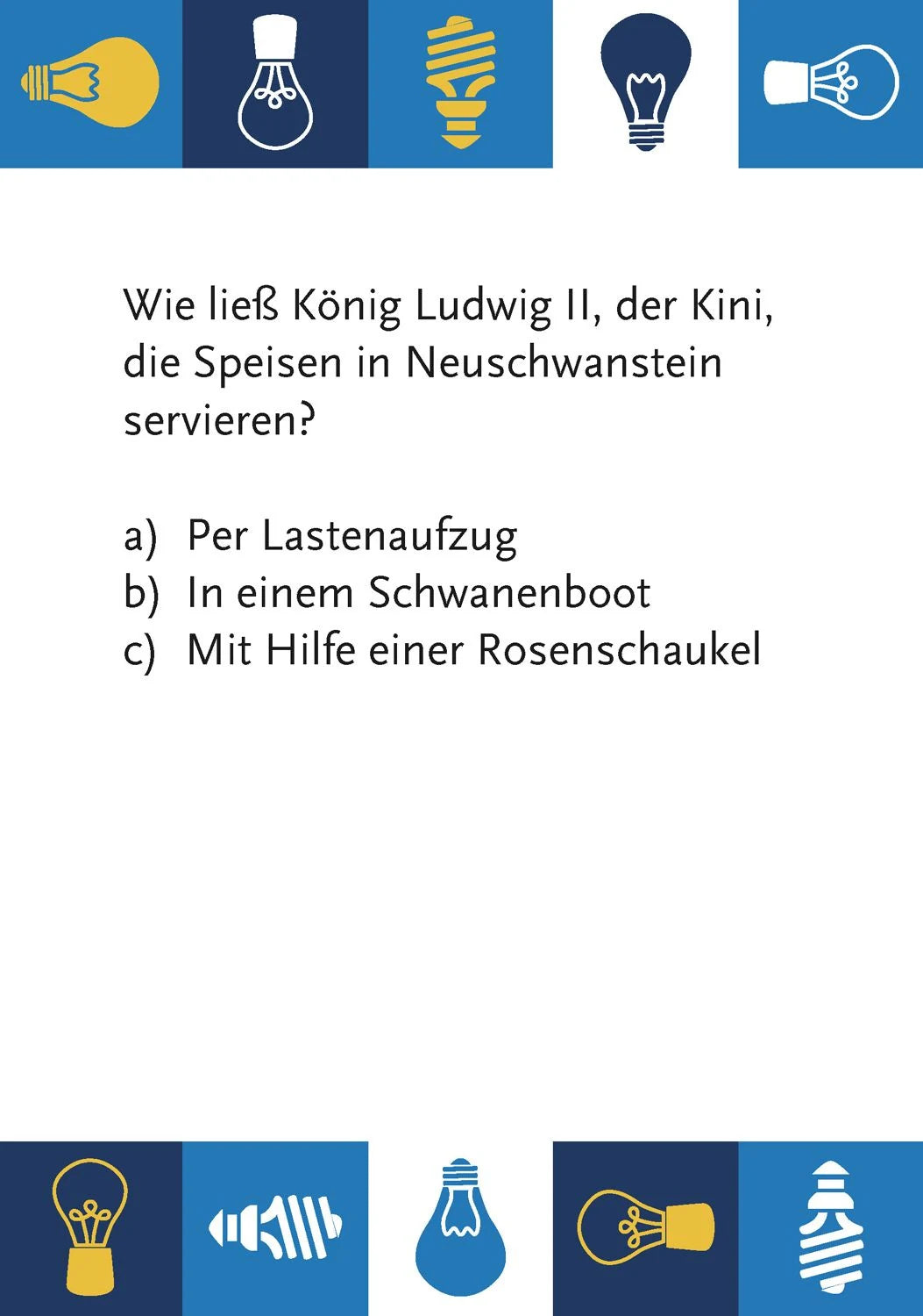 Unnützes Wissen Bayern - Das Quiz – Ansicht
