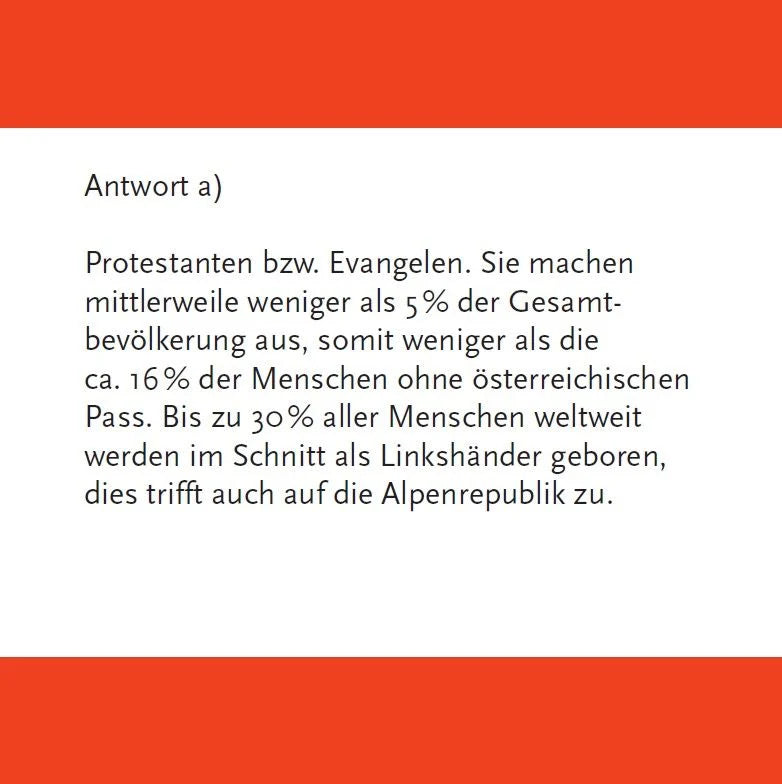 Unnützes Wissen Österreich – Ansicht