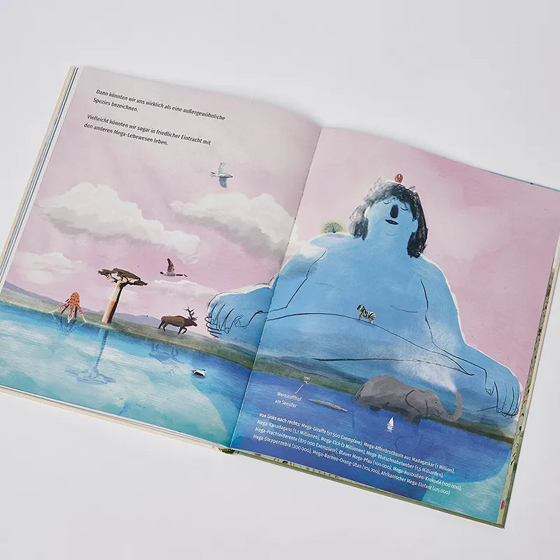 Produktansicht: Unser gigantischer Fußabdruck (Gebundene Ausgabe)