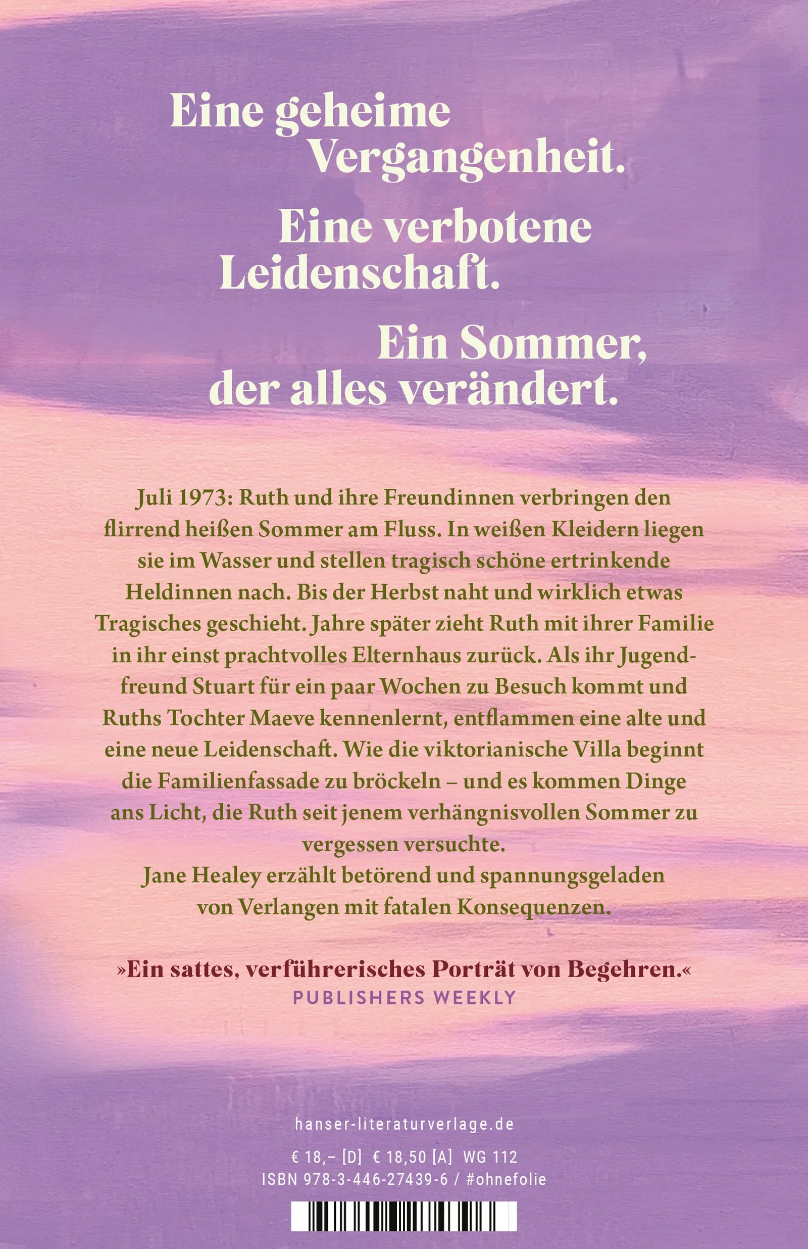 Jane Healey - Unser letzter Sommer am Fluss