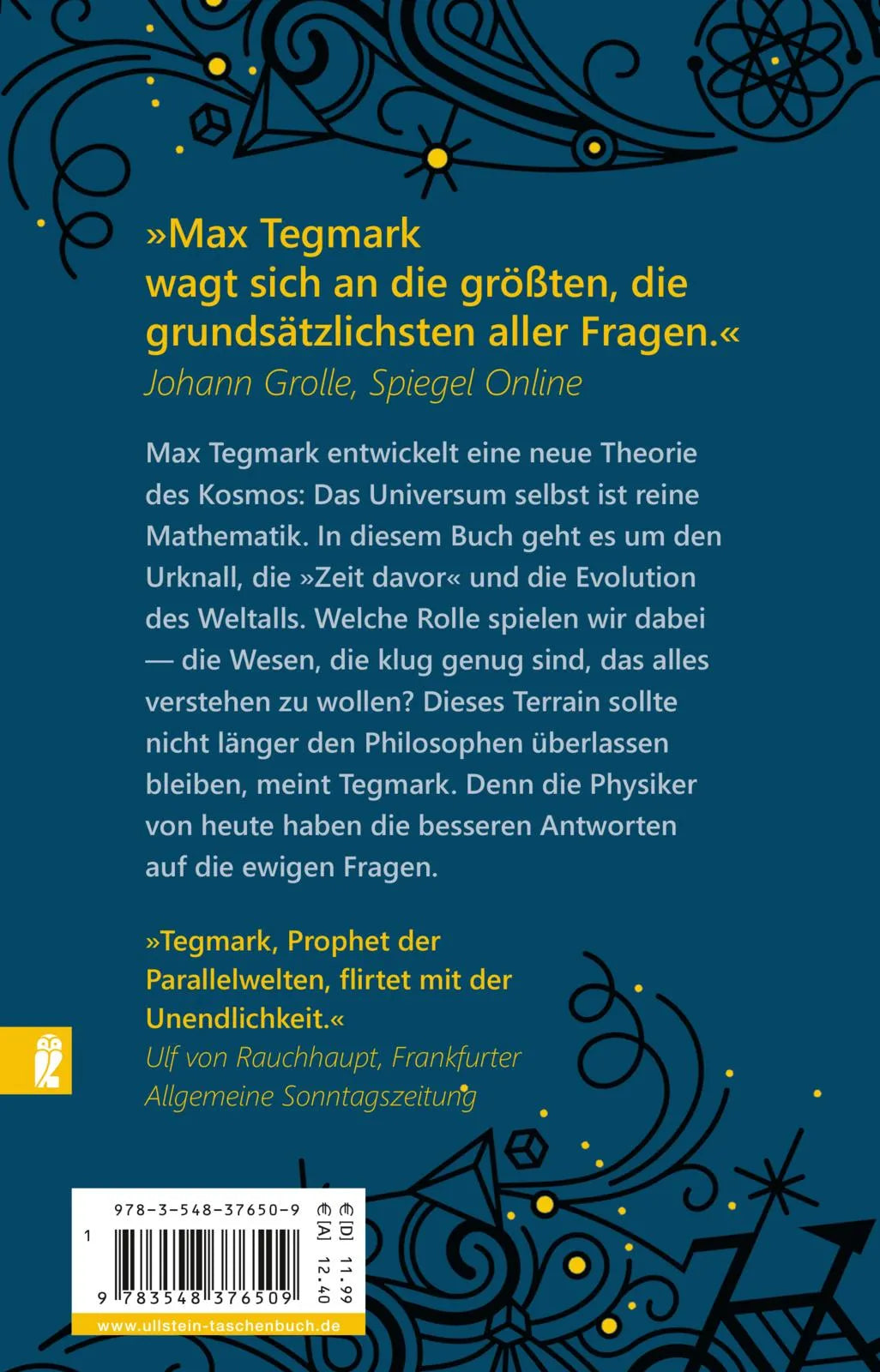 Rückseite: Unser mathematisches Universum (Taschenbuch)
