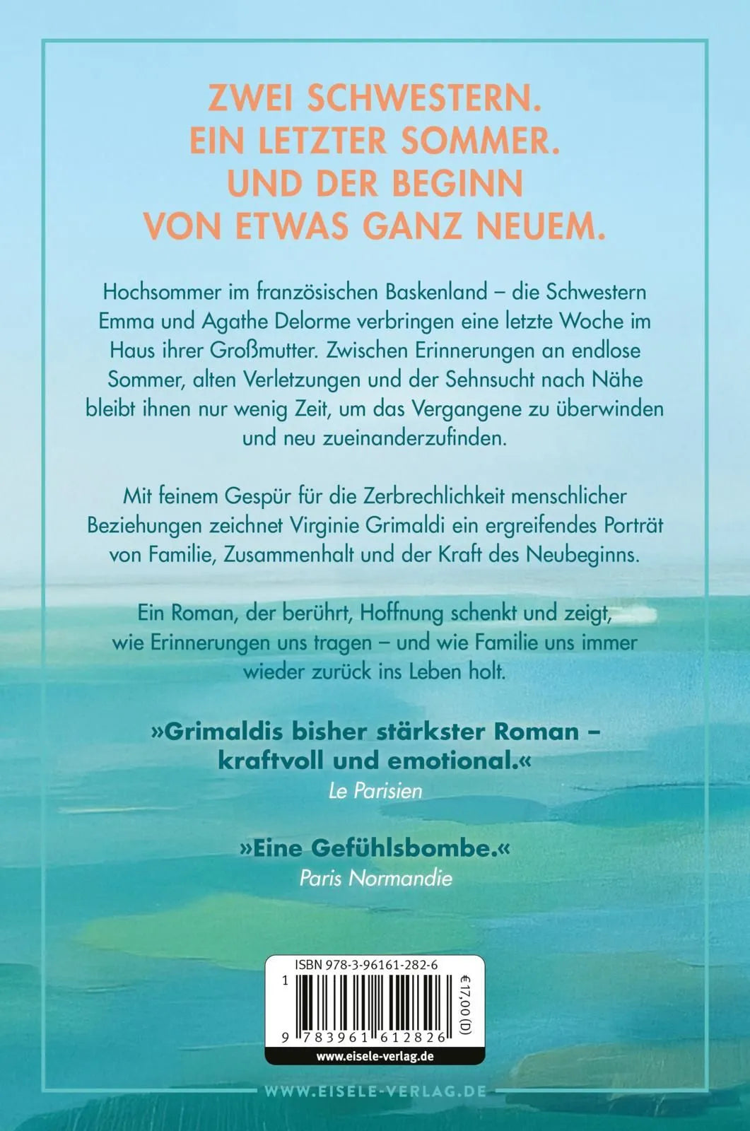 Rückseite: Unser Sommer endet nie (Paperback)