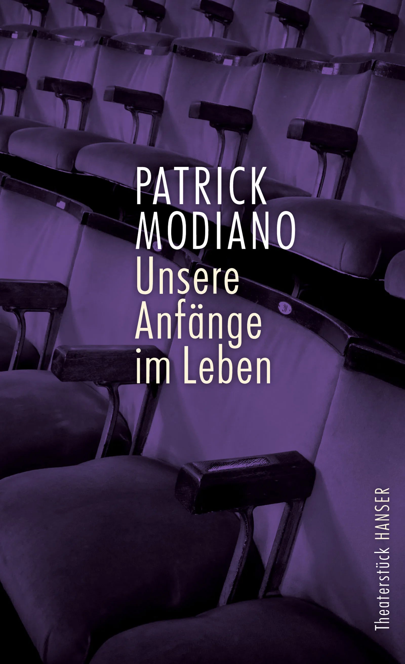 Buchcover von 'Unsere Anfänge im Leben' - Gebundene Ausgabe von Patrick Modiano