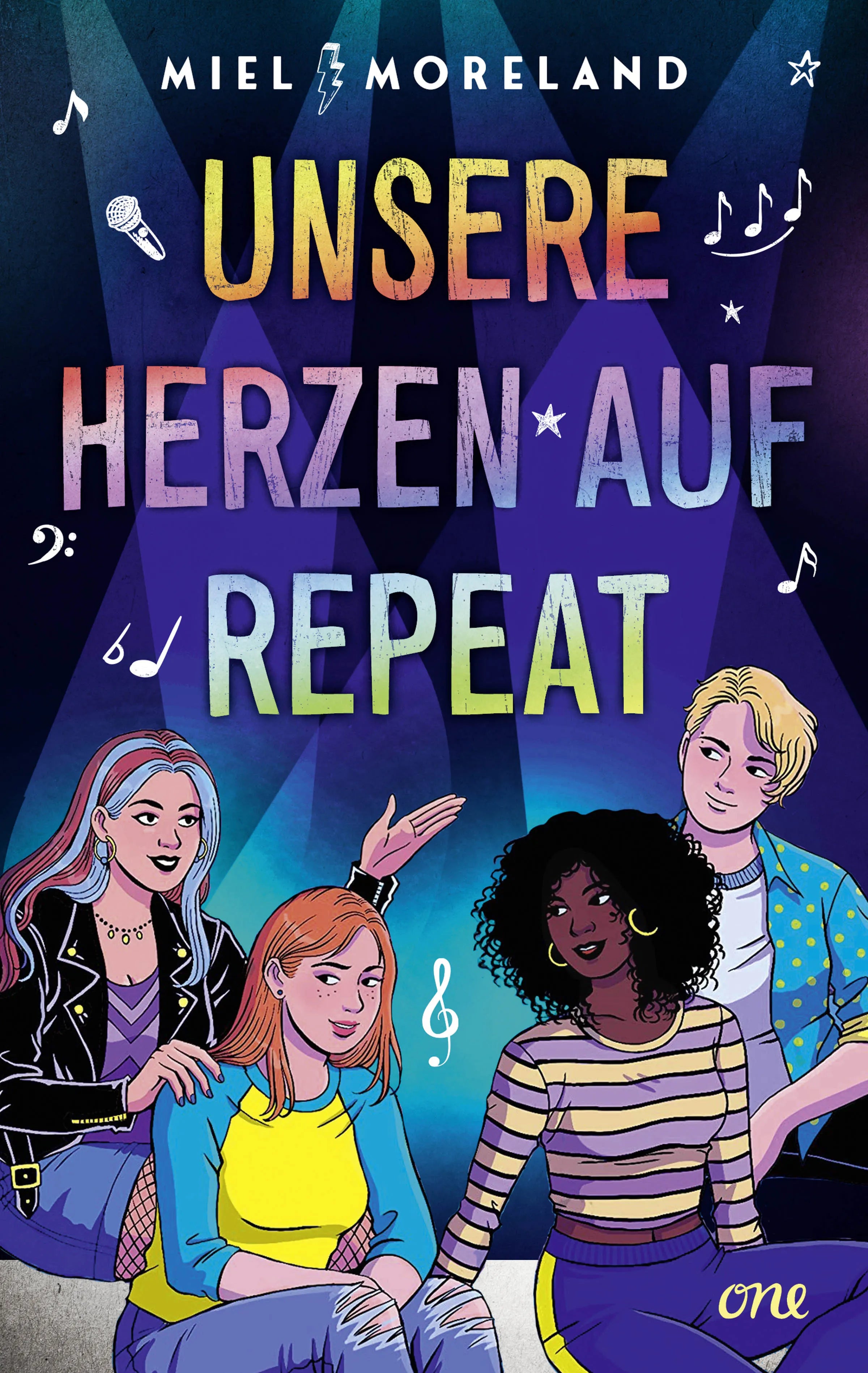 Buchcover von 'Unsere Herzen auf Repeat' - Paperback von Miel Moreland