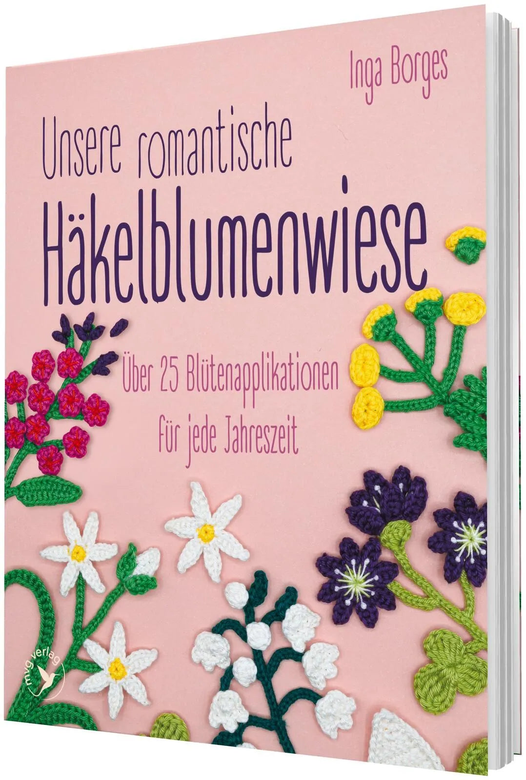 Detailansicht: Unsere romantische Häkelblumenwiese (Taschenbuch)