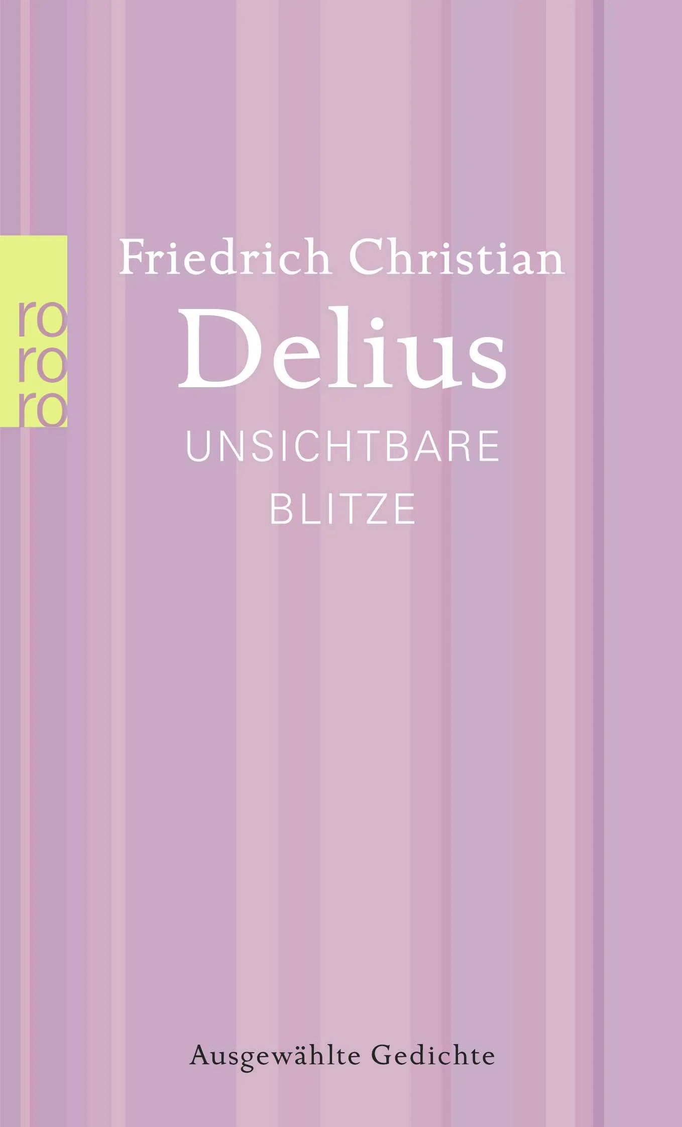 Buchcover von 'Unsichtbare Blitze' - Taschenbuch von Friedrich Christian Delius
