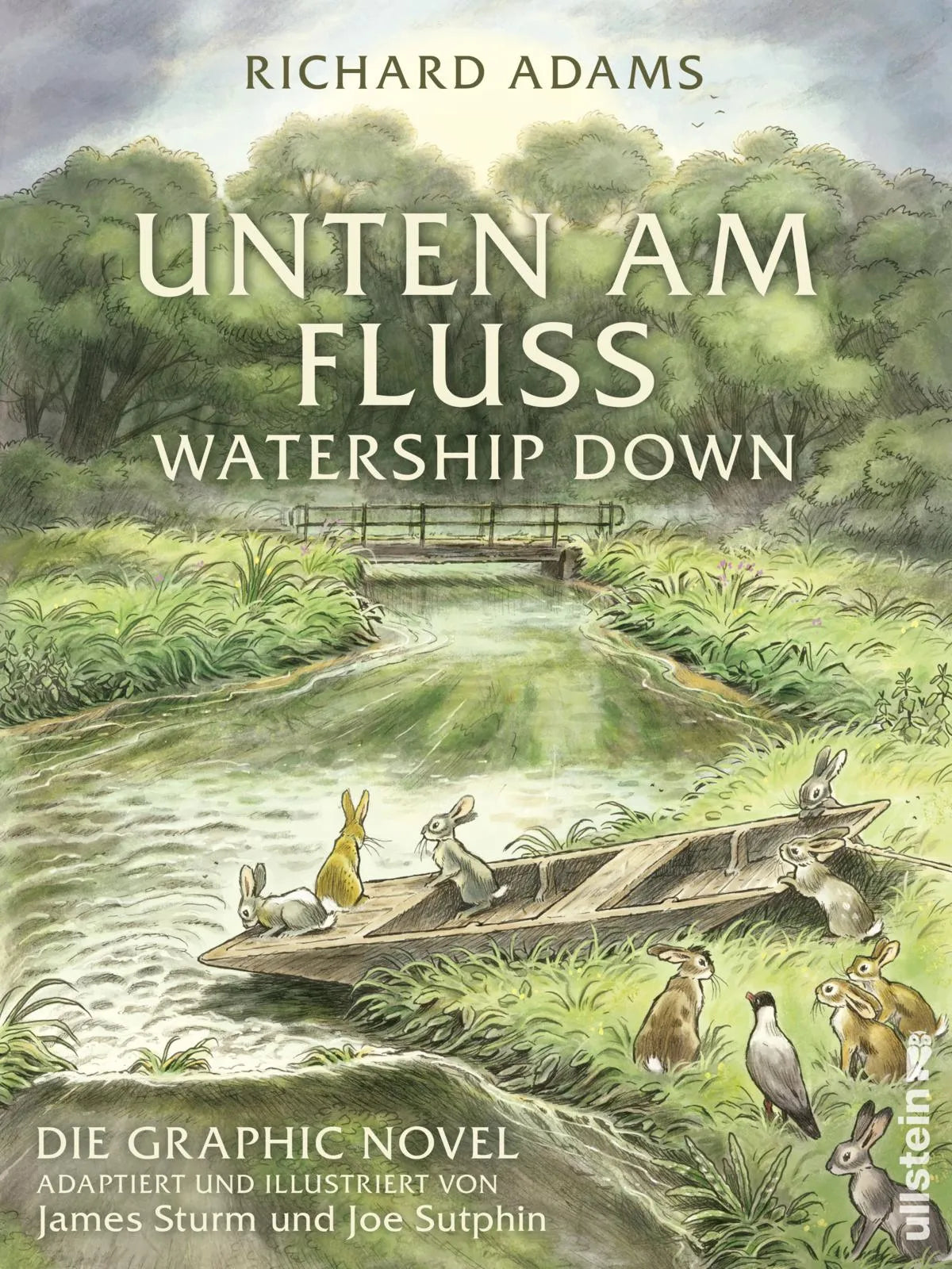 Buchcover von 'Unten am Fluss: Die Graphic Novel' - Gebundene Ausgabe von Richard Adams