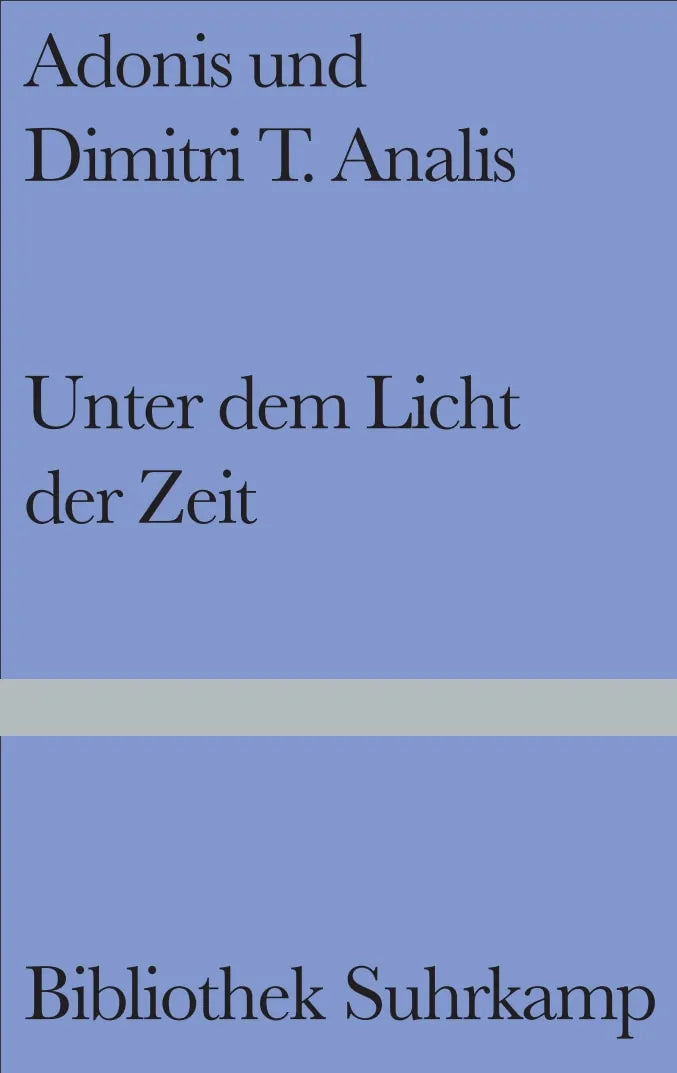Buchcover von 'Unter dem Licht der Zeit' - Gebundene Ausgabe von Adonis