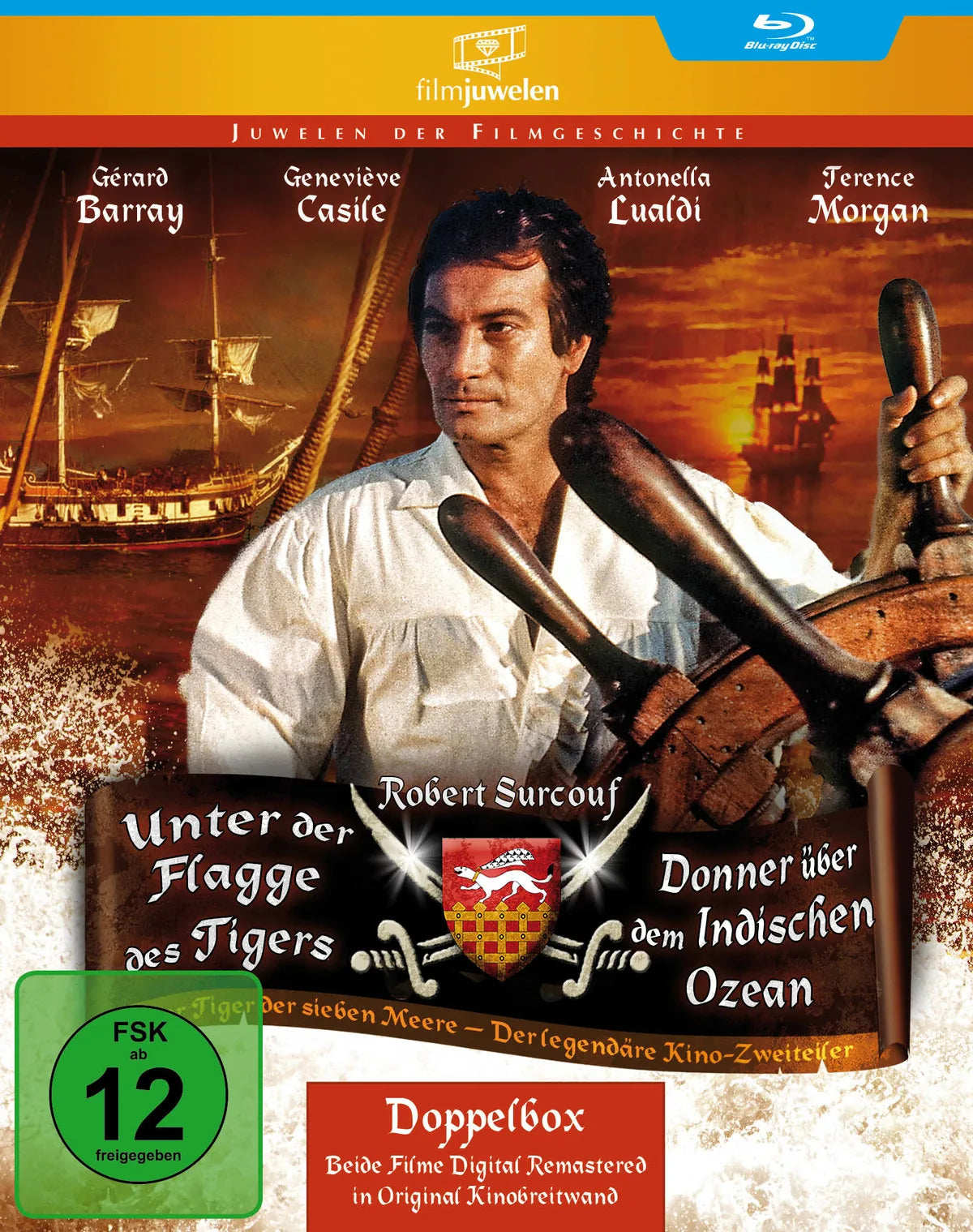Unter der Flagge des.../Donner über dem... - Blu-ray Disc