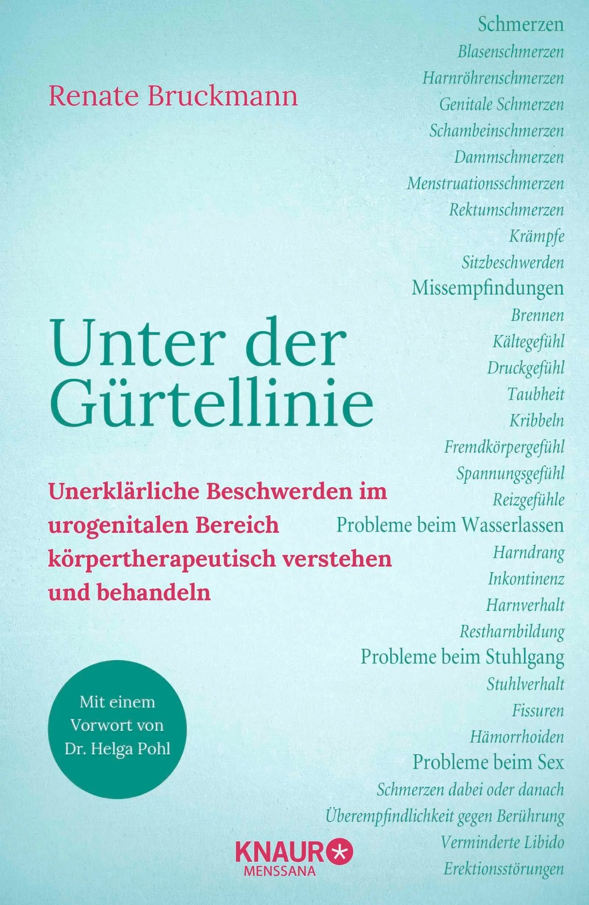 Cover: Unter der Gürtellinie (Hardcover) von Renate Bruckmann