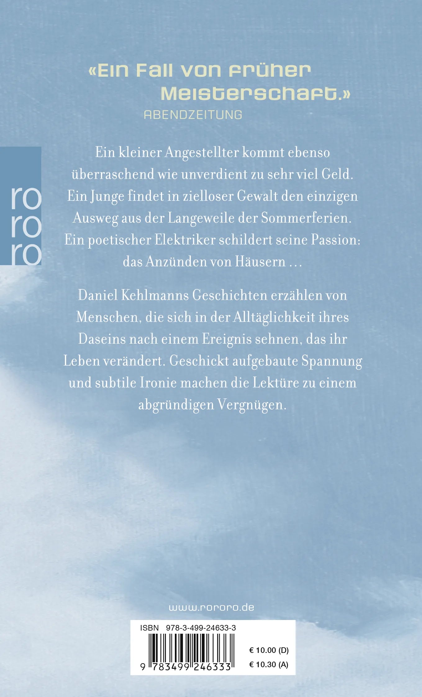 Buchrückseite von 'Unter der Sonne' mit Klappentext - Taschenbuch