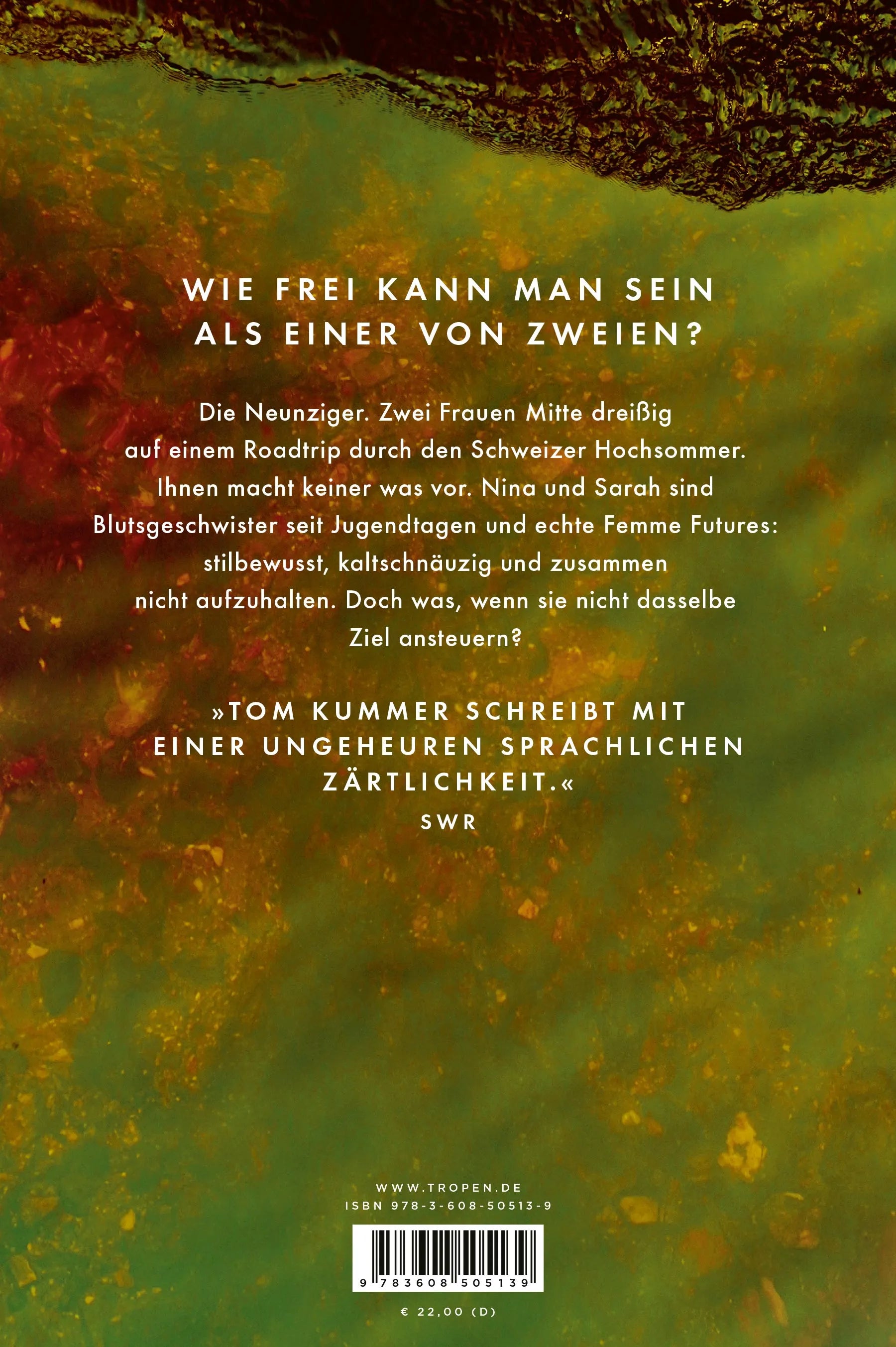 Buchrückseite von 'Unter Strom' mit Klappentext - Gebundene Ausgabe