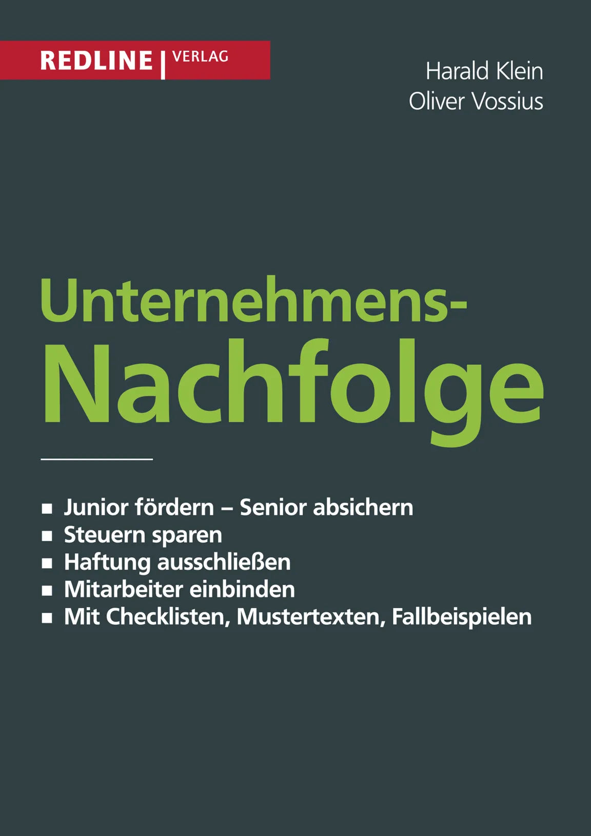 Buchcover von 'Unternehmensnachfolge' - Taschenbuch von Harald Klein