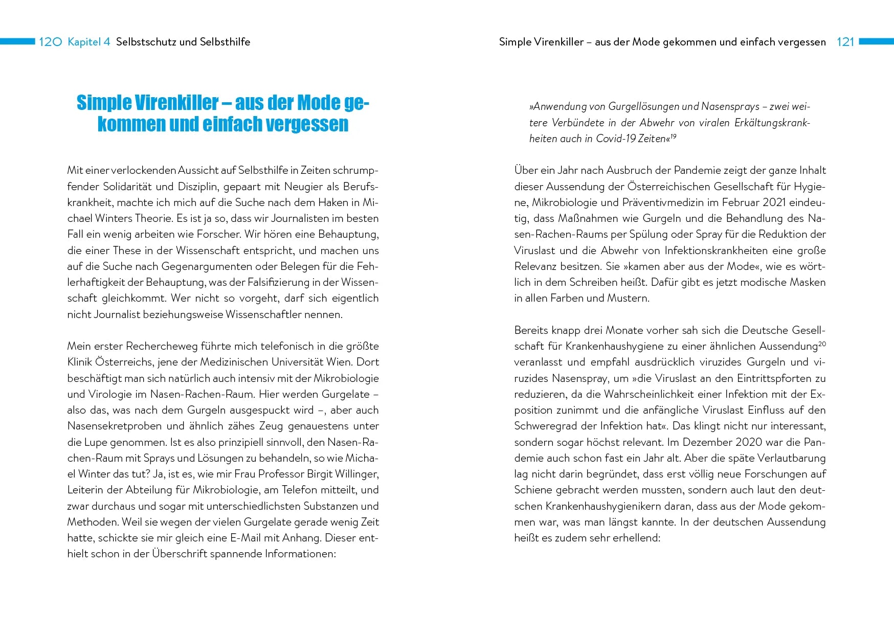 Innenansicht von 'Unterschätzte Virenkiller' - Taschenbuch