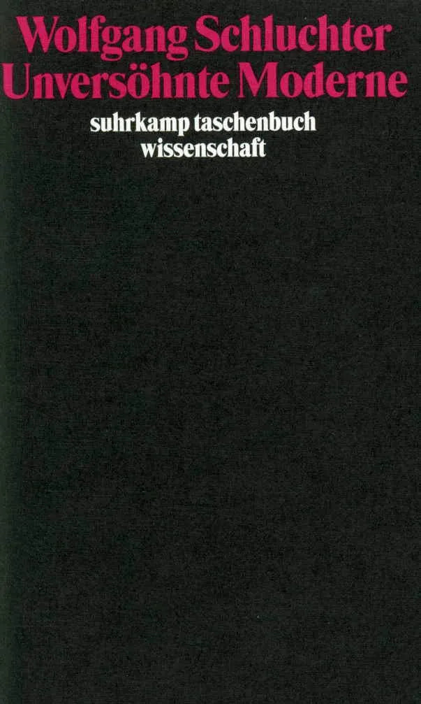 Buchcover von 'Unversöhnte Moderne' - Taschenbuch von Wolfgang Schluchter