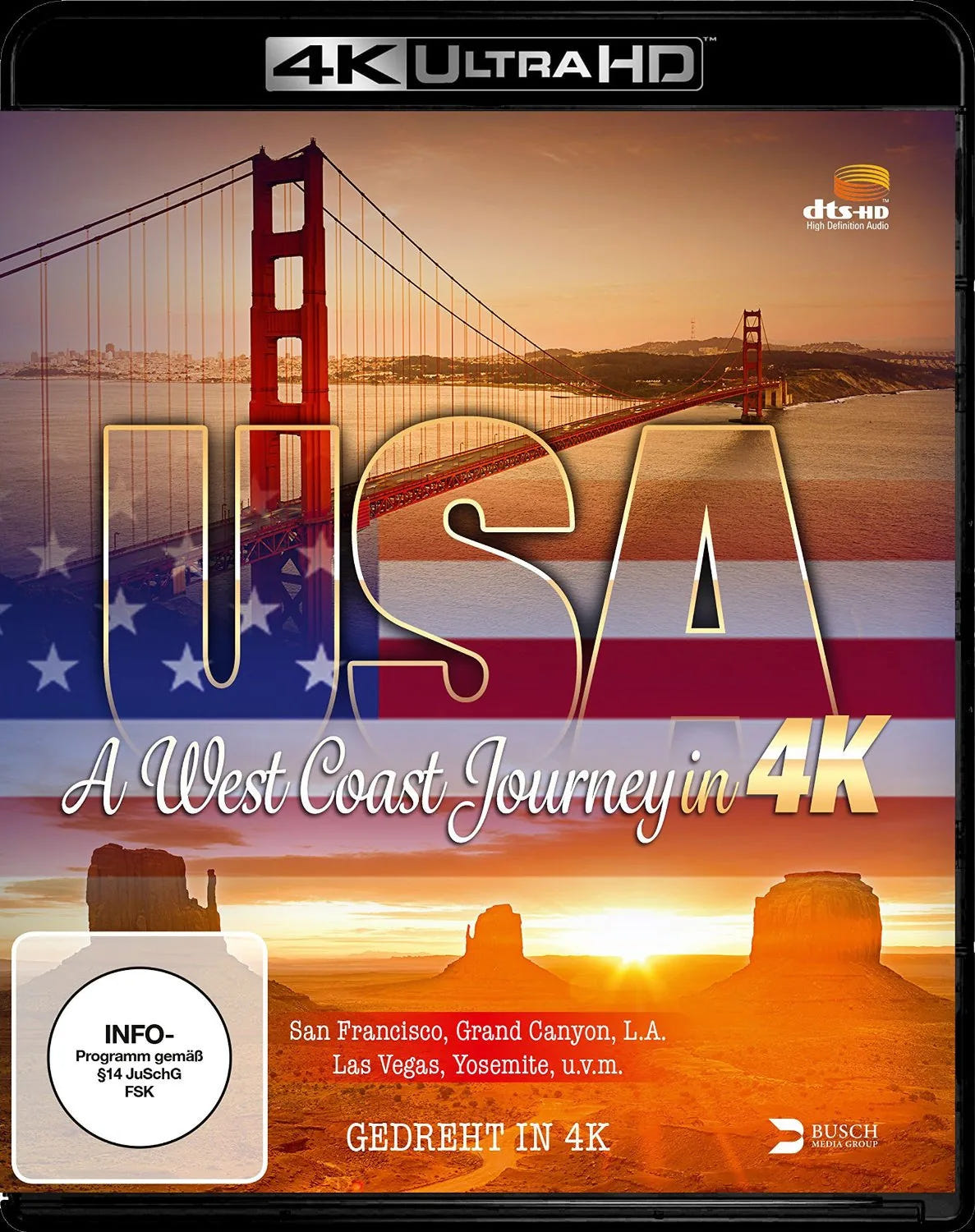 USA - A West Coast Journey - Blu-ray 4K Ultra HD
