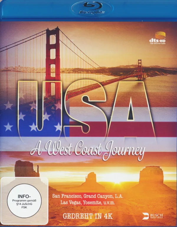 USA - A West Coast Journey (Mastered in 4K) - Blu-ray Disc