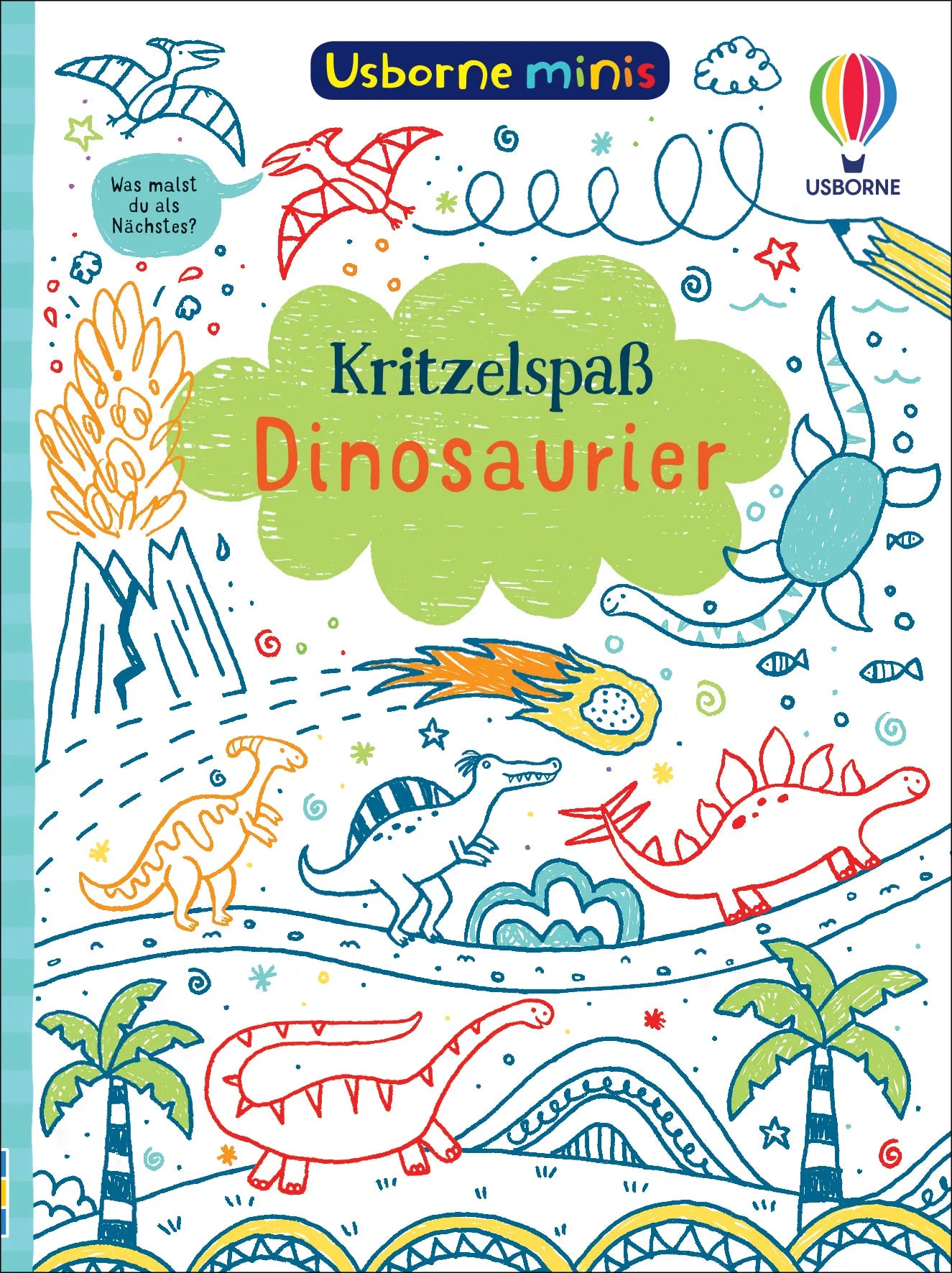 Buchcover von 'Usborne Minis: Kritzelspaß Dinosaurier' - Taschenbuch von Simon Tudhope