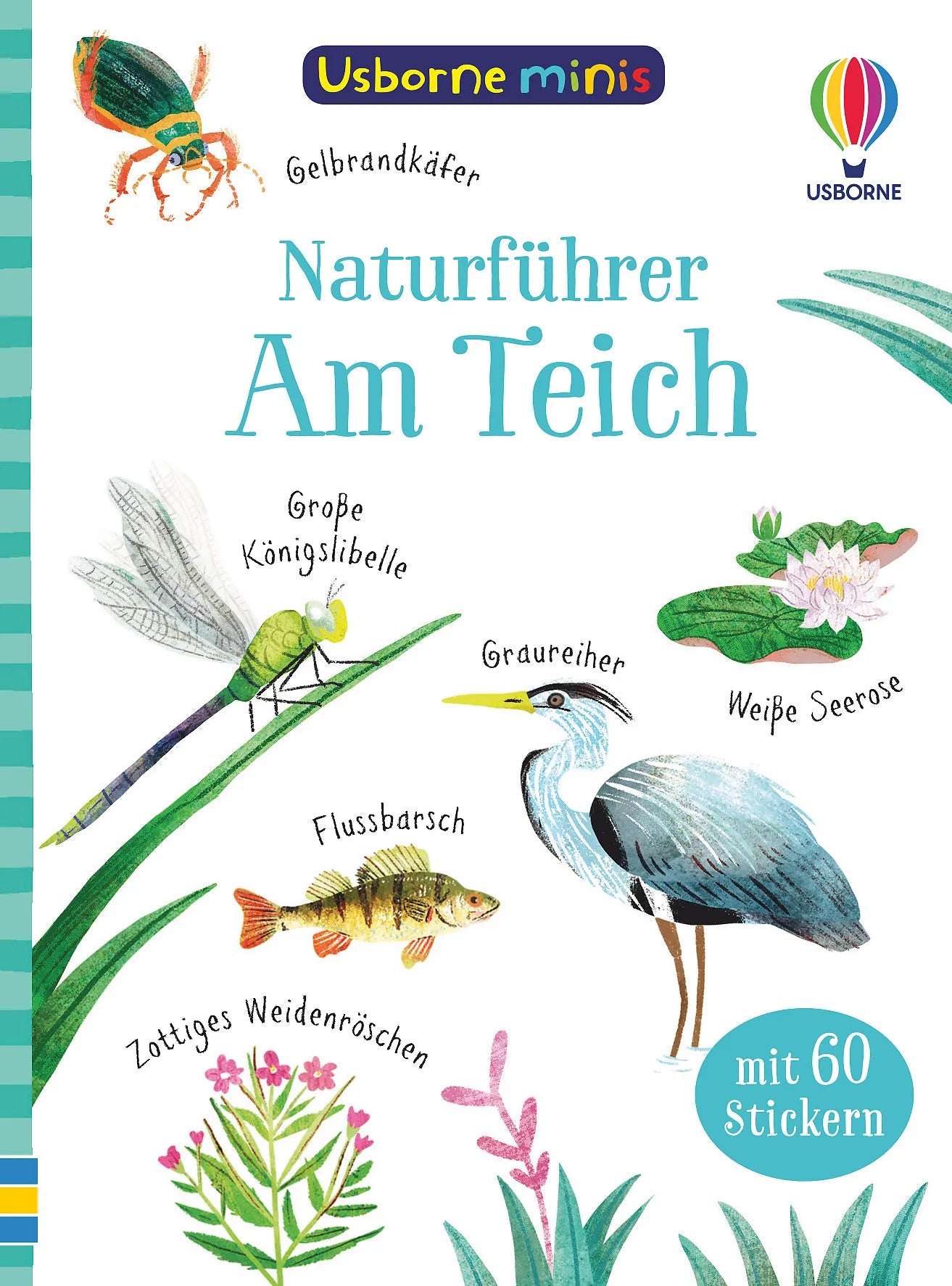 Buchcover von 'Usborne Minis Naturführer: Am Teich' - Taschenbuch von Kate Nolan