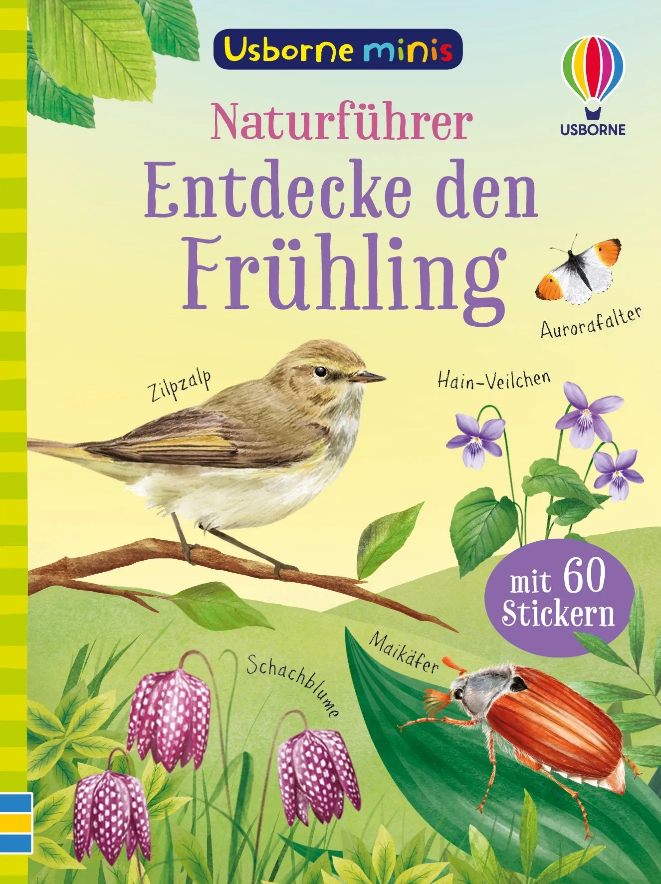 Buchcover von 'Usborne Minis – Naturführer: Entdecke den Frühling' - Taschenbuch von Kate Nolan