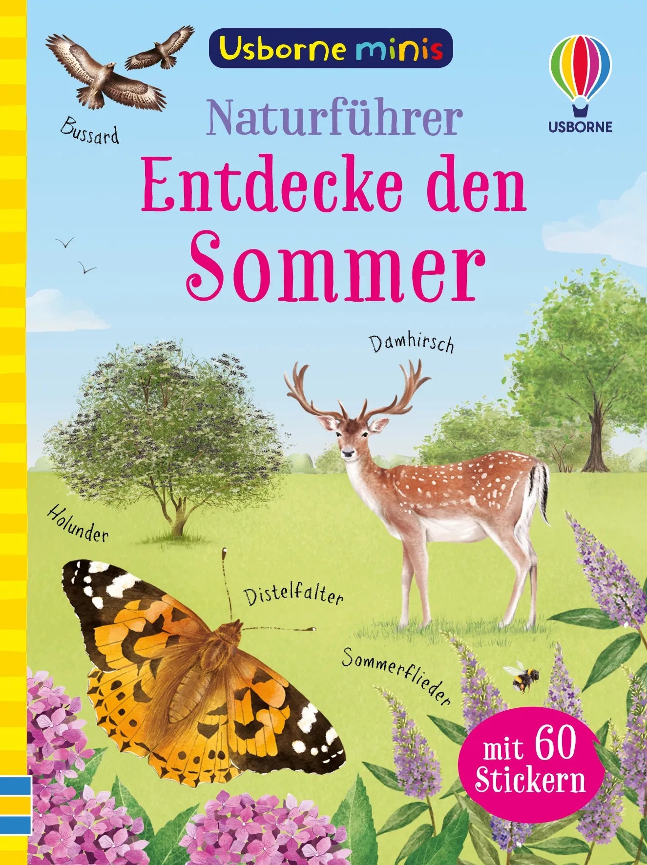 Buchcover von 'Usborne Minis – Naturführer: Entdecke den Sommer' - Taschenbuch von Kate Nolan