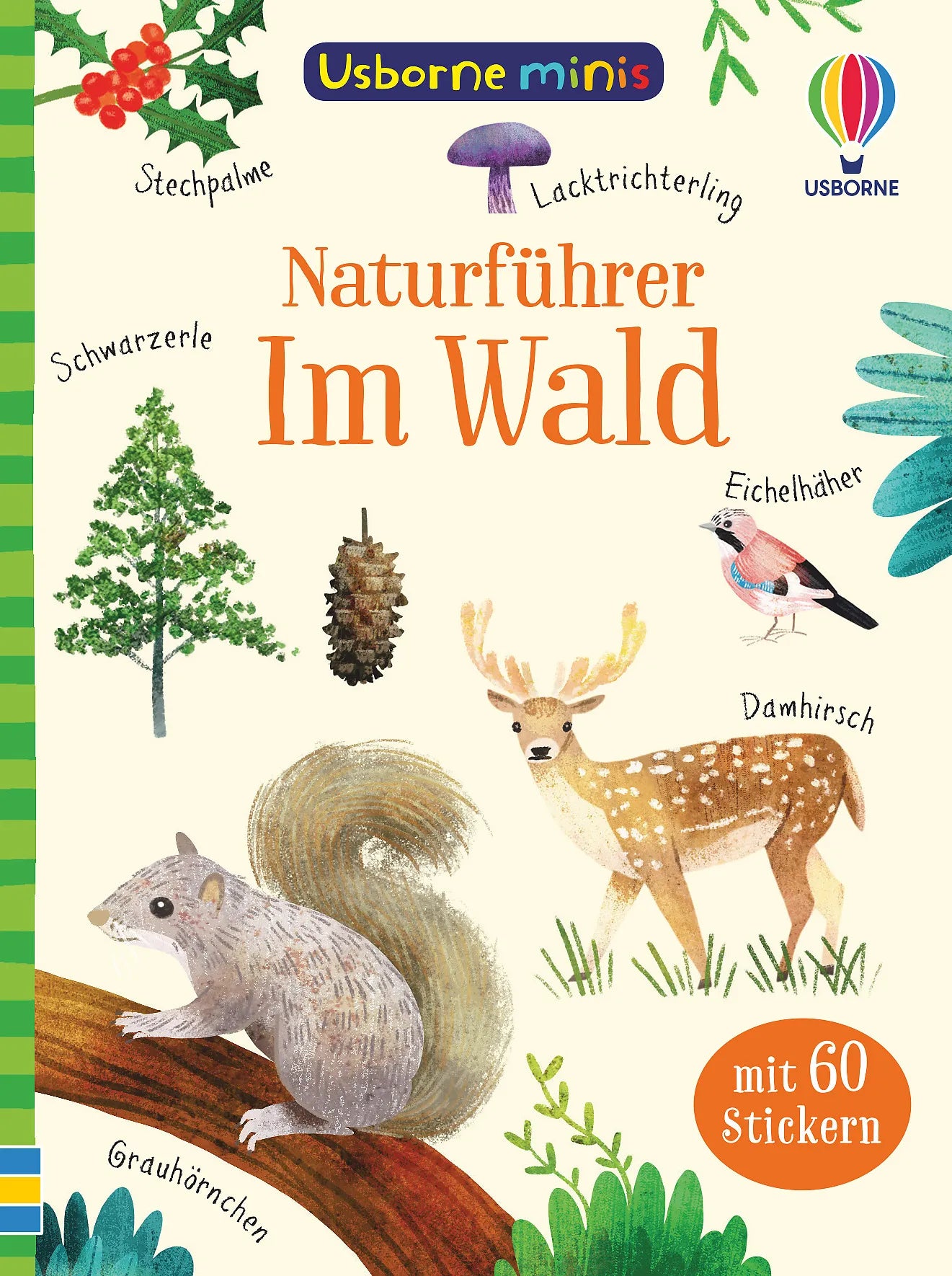 Buchcover von 'Usborne Minis Naturführer: Im Wald' - Taschenbuch von Kate Nolan