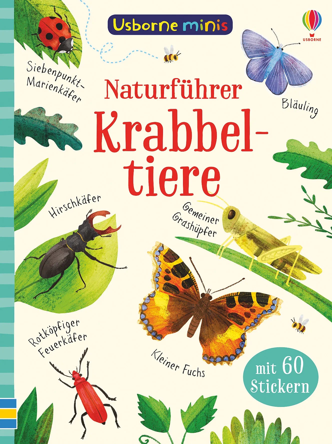 Buchcover von 'Usborne Minis - Naturführer: Krabbeltiere' - Taschenbuch von Kirsteen Robson