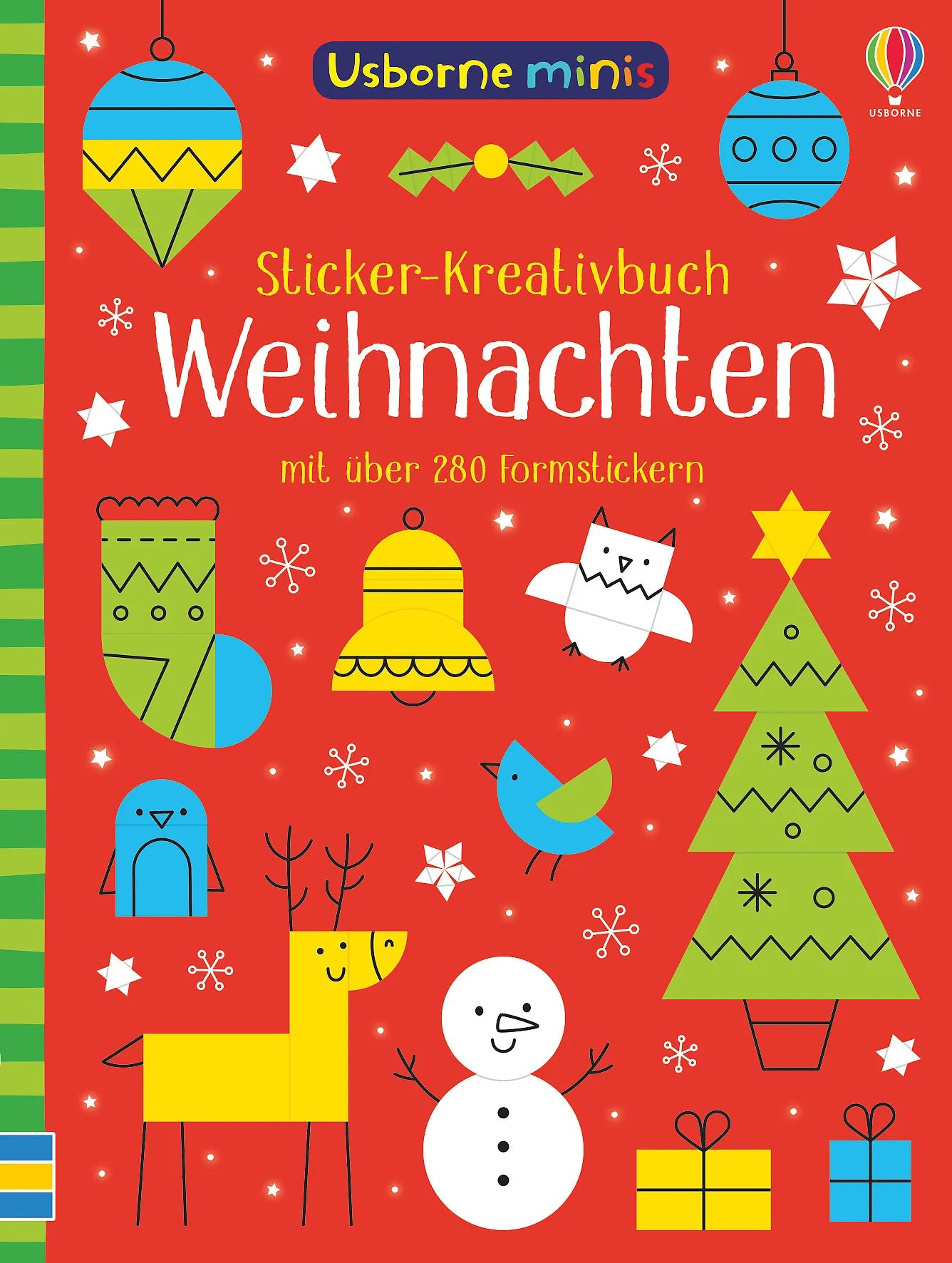 Buchcover von 'Usborne Minis - Sticker-Kreativbuch: Weihnachten' - Taschenbuch von Sam Smith