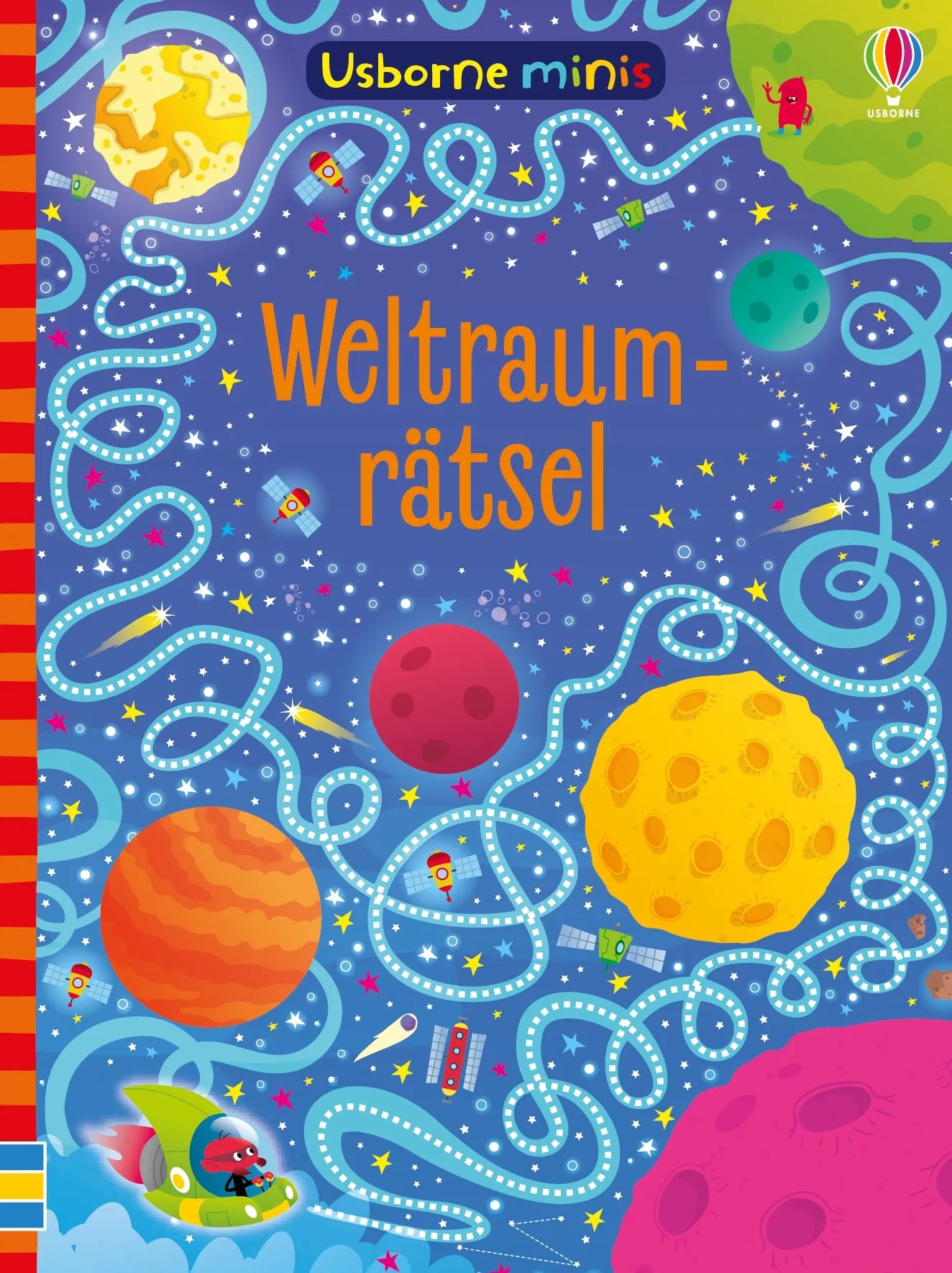 Buchcover von 'Usborne Minis: Weltraumrätsel' - Taschenbuch von Simon Tudhope