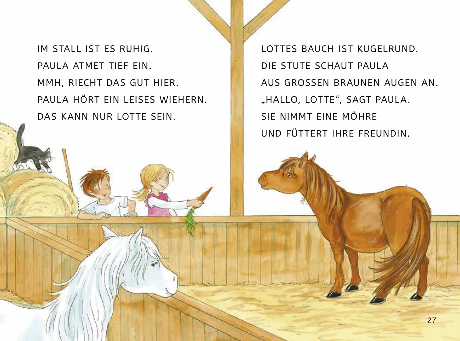 Produktansicht: Leseprofis – GROSSBUCHSTABEN: EIN FOHLEN NAMENS SCHNUPPE, 1. Klasse (Gebundene Ausgabe)
