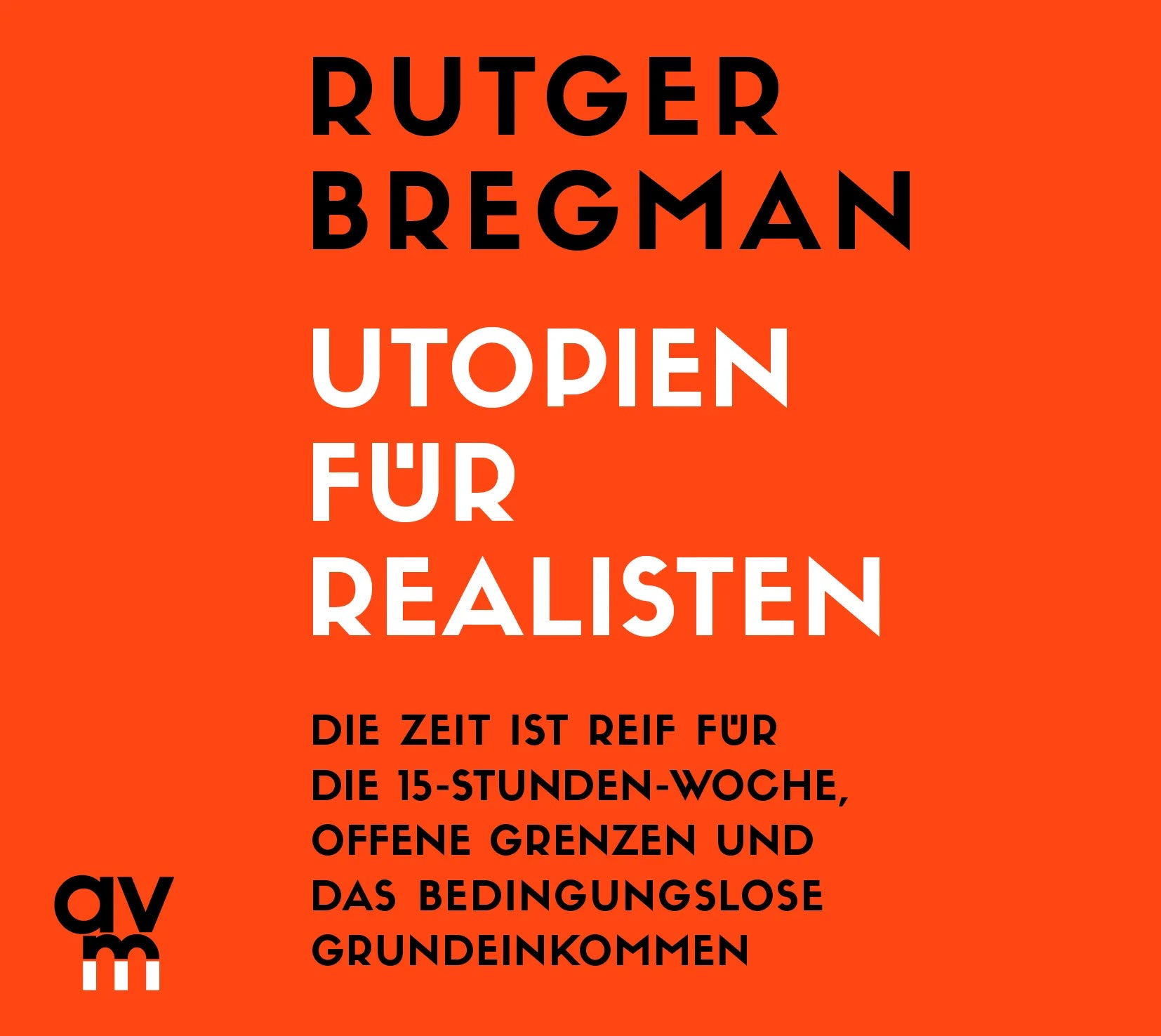 Buchcover von 'Utopien für Realisten' - Hörbuch (CD) von Rutger Bregman
