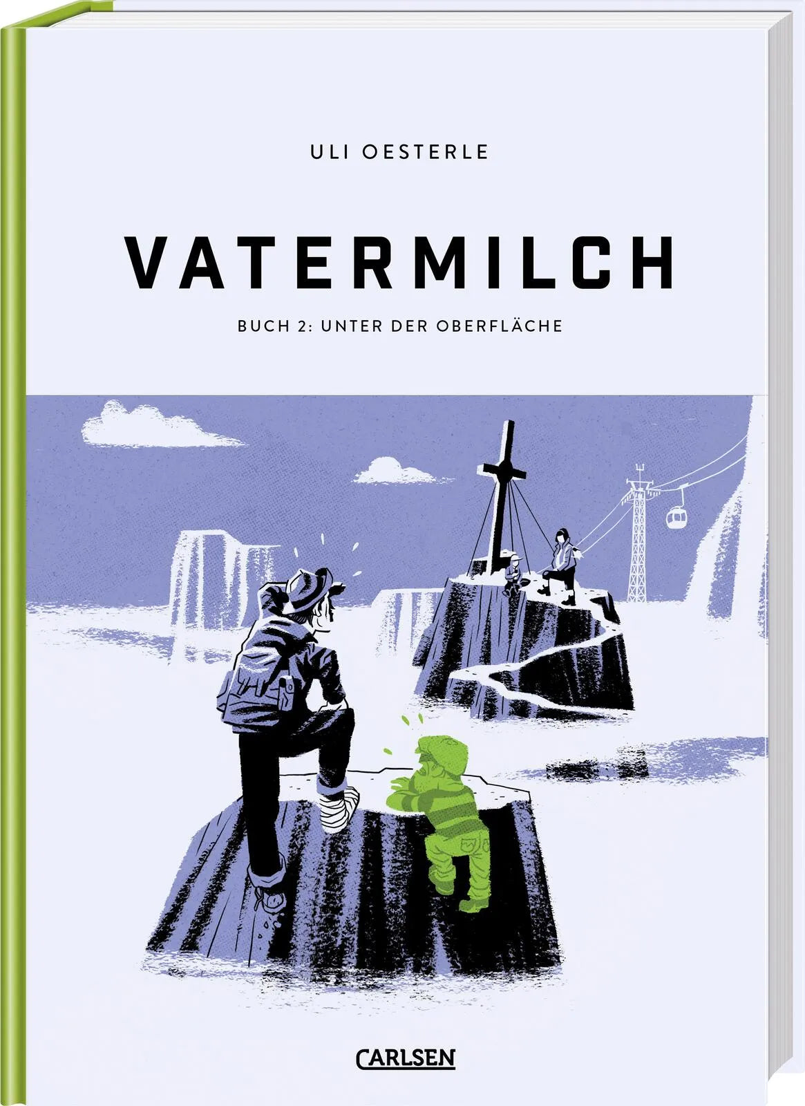 Buchcover von 'Vatermilch 2: Unter der Oberfläche' - Gebundene Ausgabe von Uli Oesterle