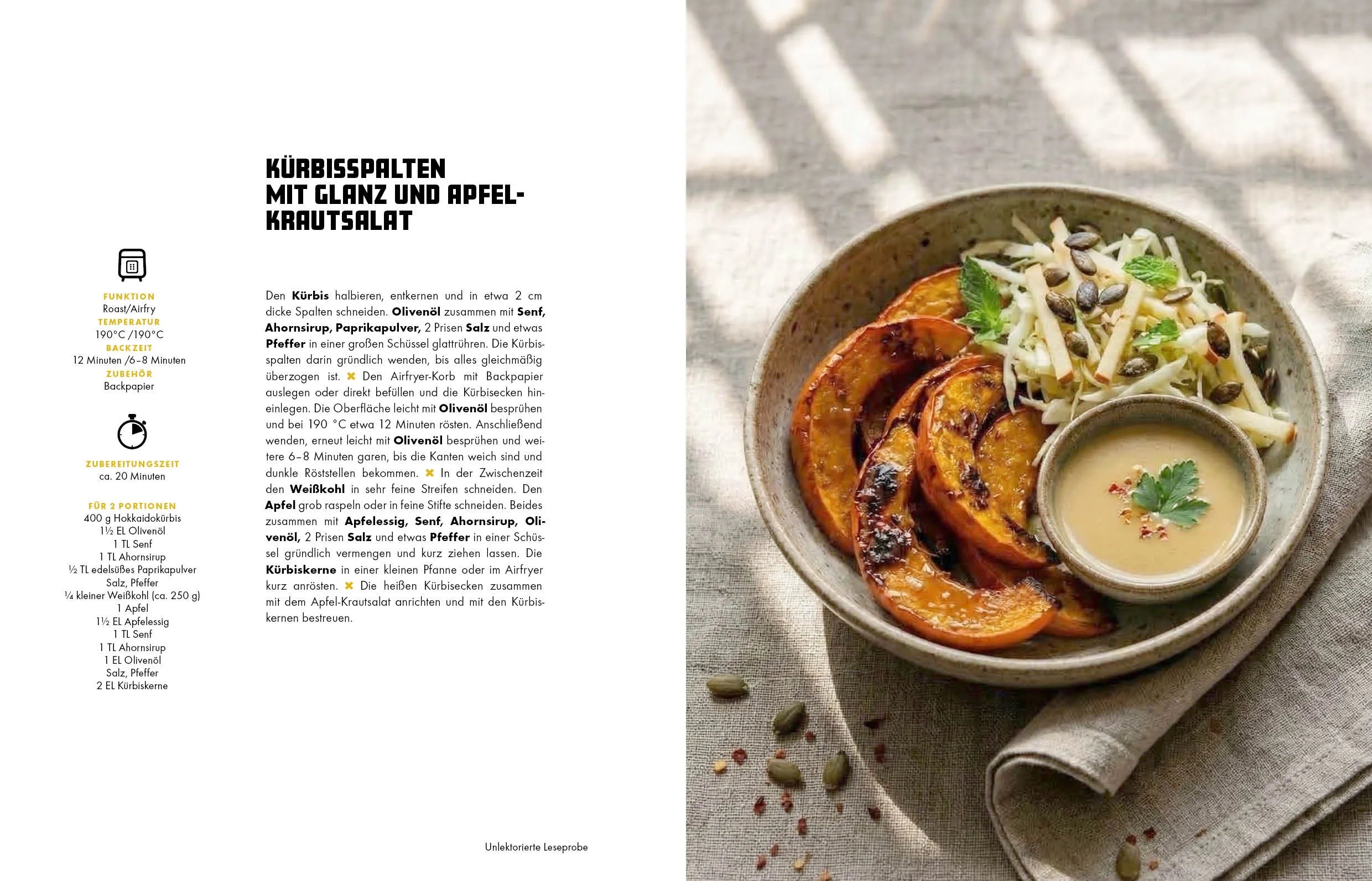 Detailansicht: Vegan Airfryer (Hardcover)