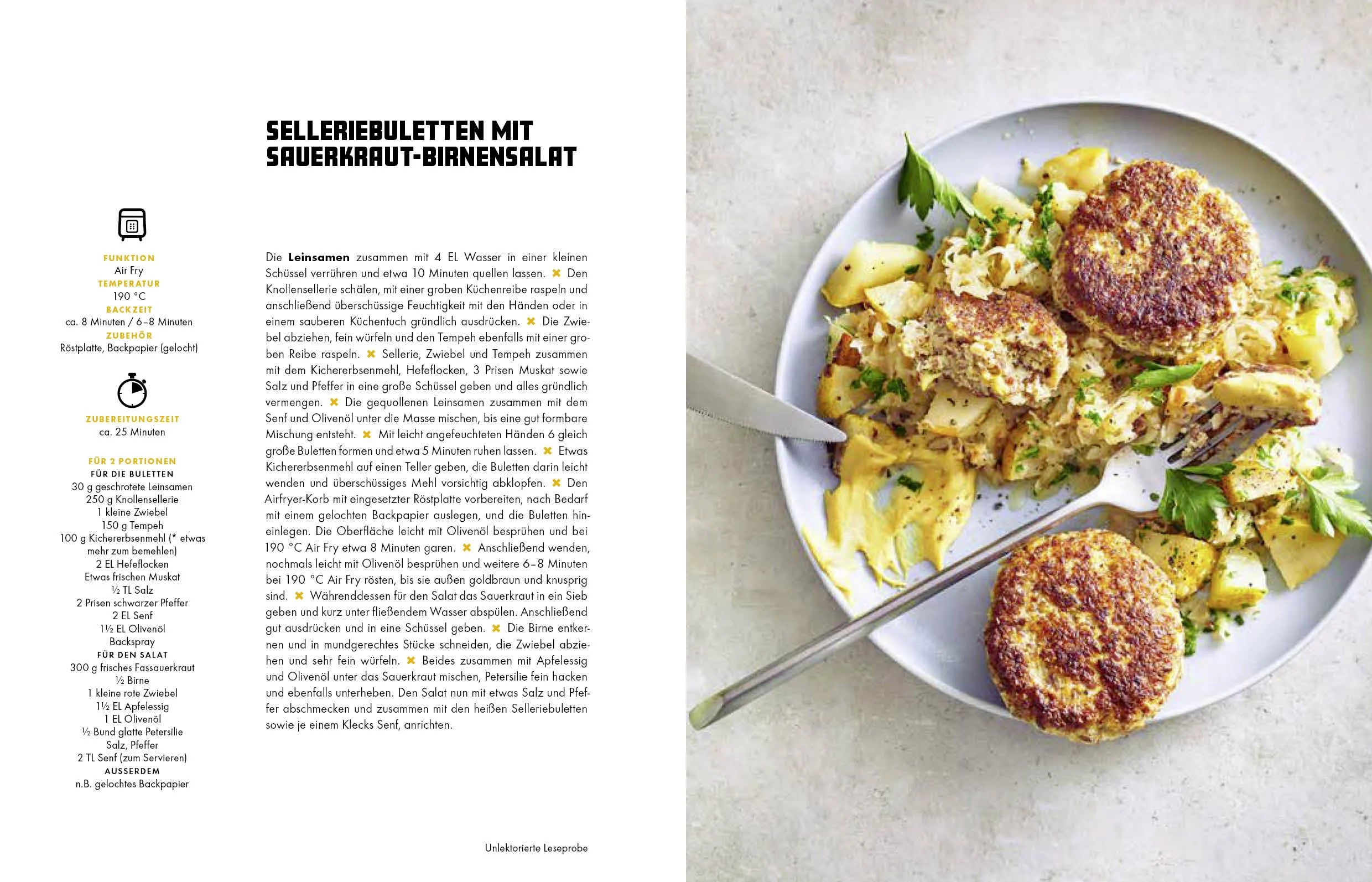 Detailansicht: Vegan Airfryer (Hardcover)