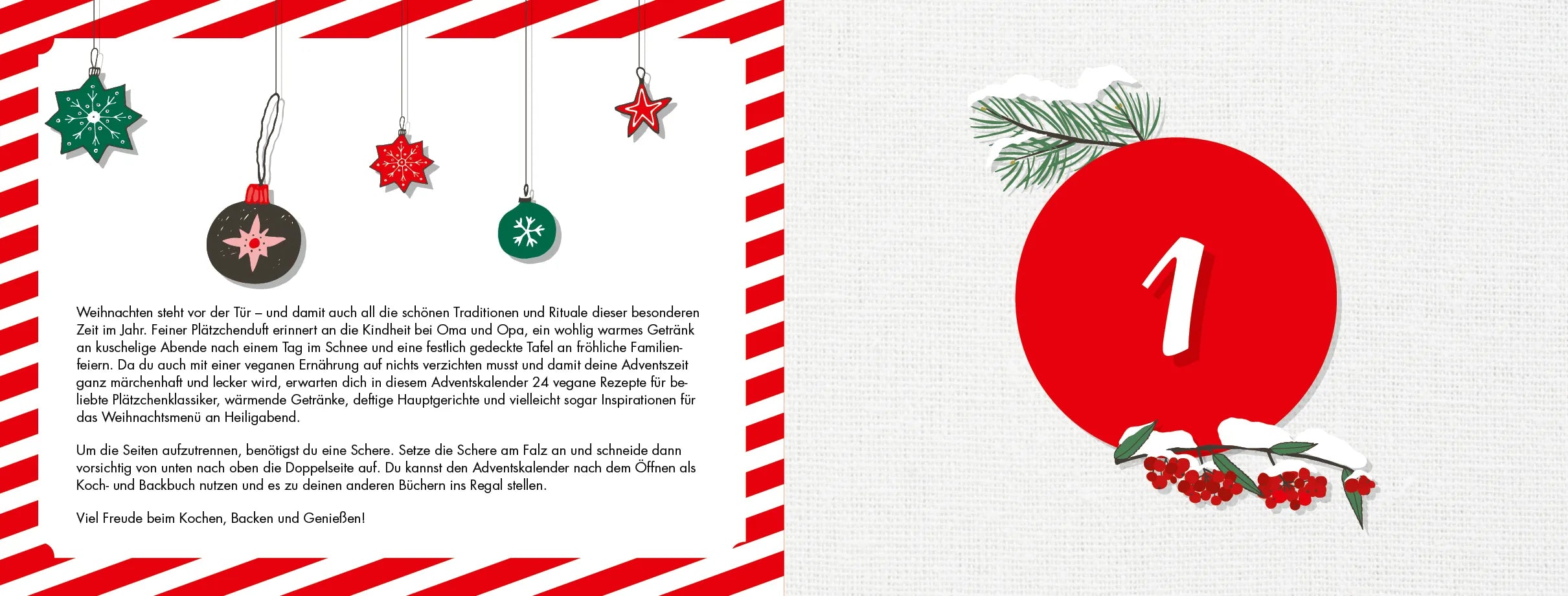 Innenansicht von 'Vegan durch den Advent' - Gebundene Ausgabe