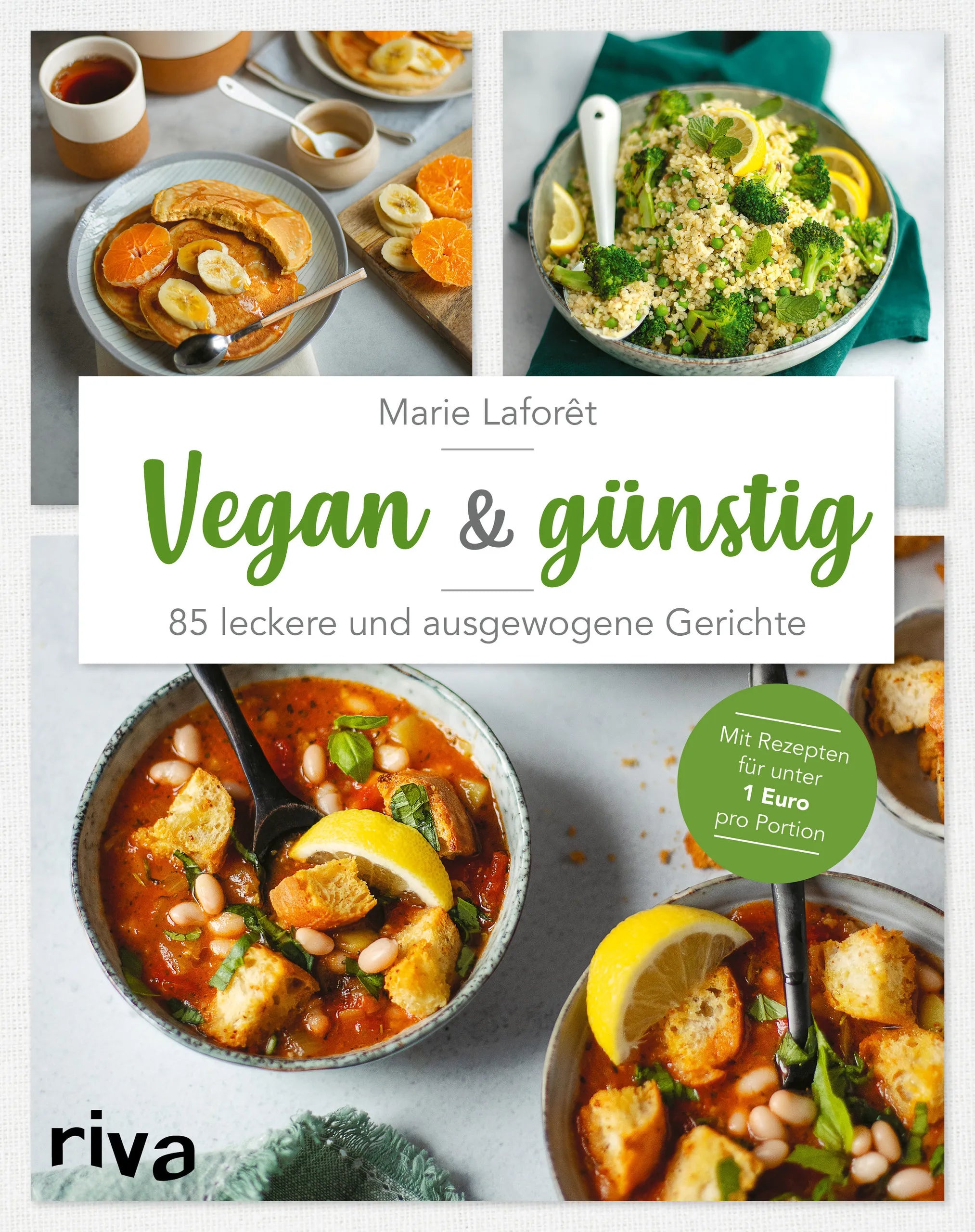 Buchcover von 'Vegan & günstig' - Taschenbuch von Marie Laforêt
