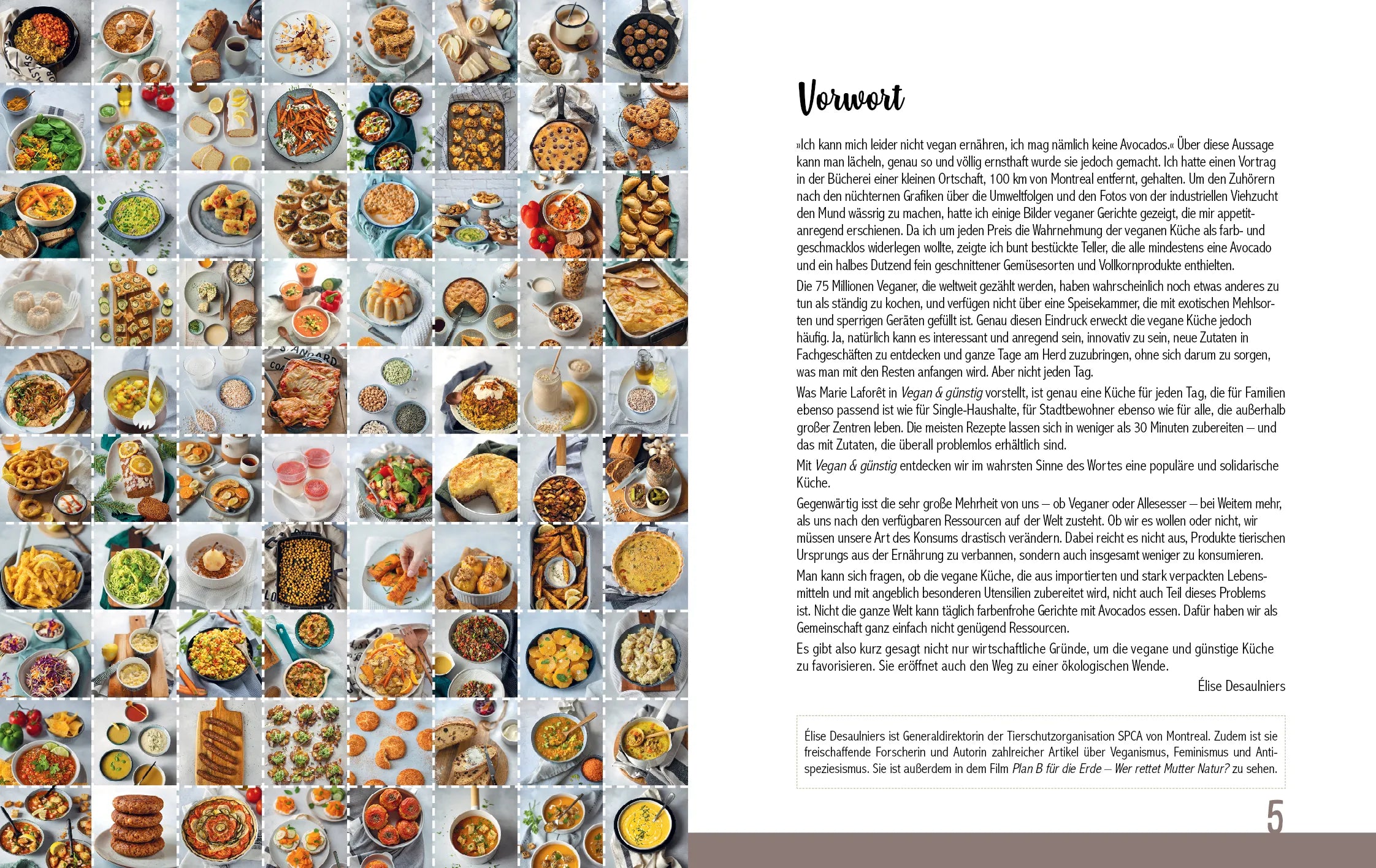 Innenansicht von 'Vegan & günstig' - Taschenbuch