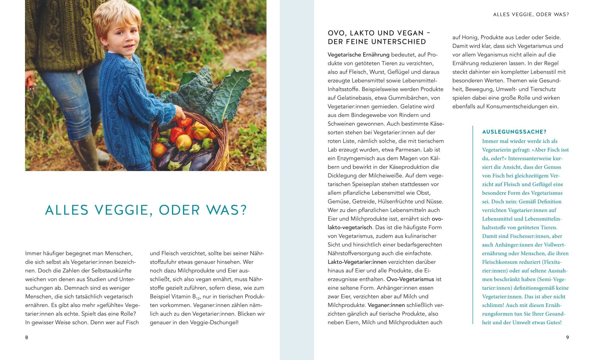 Abbildung von 'Vegetarische Ernährung für Kinder'