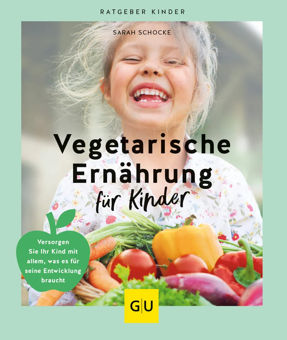 Buchcover von 'Vegetarische Ernährung für Kinder' - Taschenbuch von Sarah Schocke