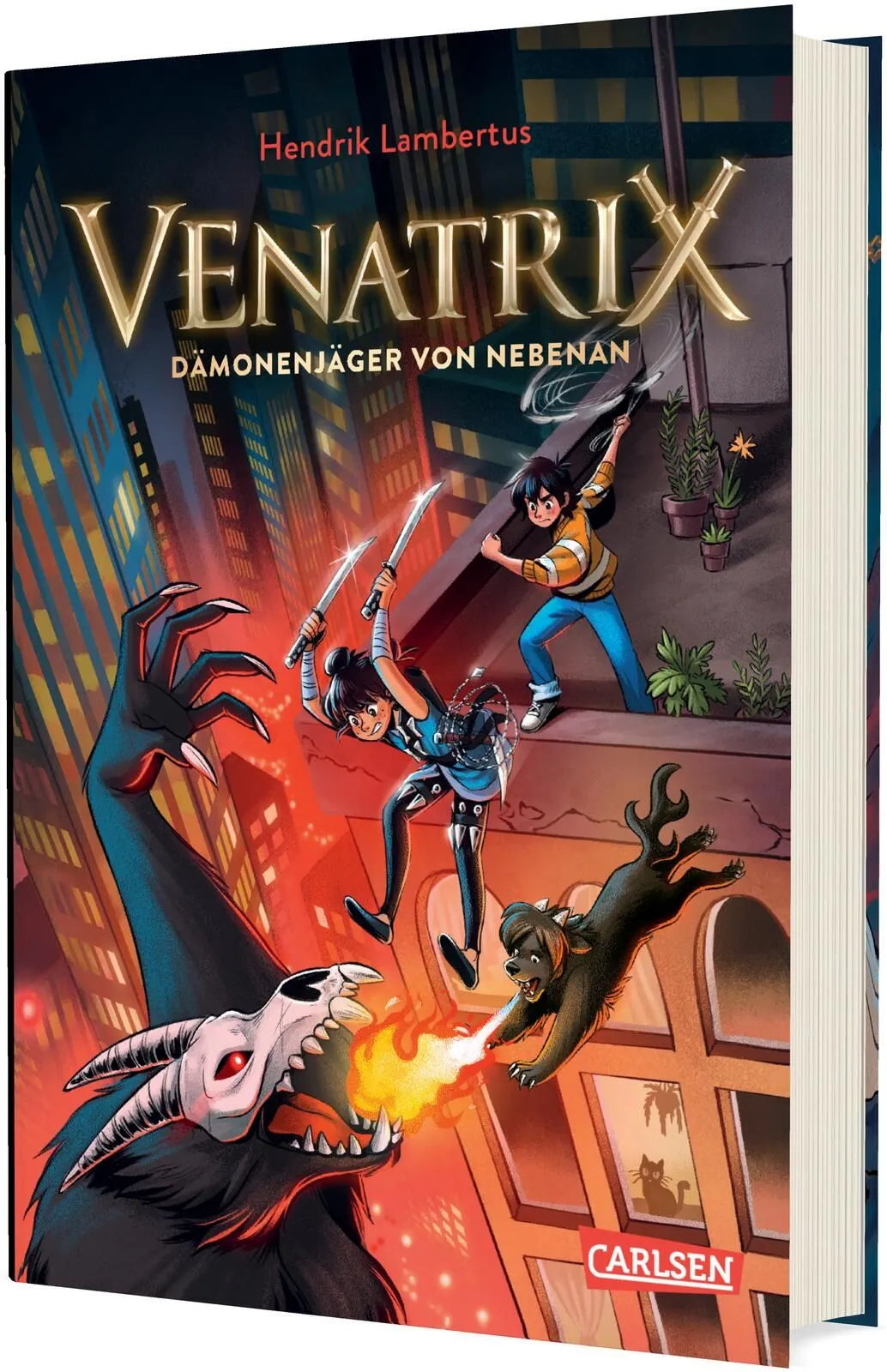 Cover: Venatrix 1: Venatrix - Dämonenjäger von nebenan (Hardcover) von Hendrik Lambertus
