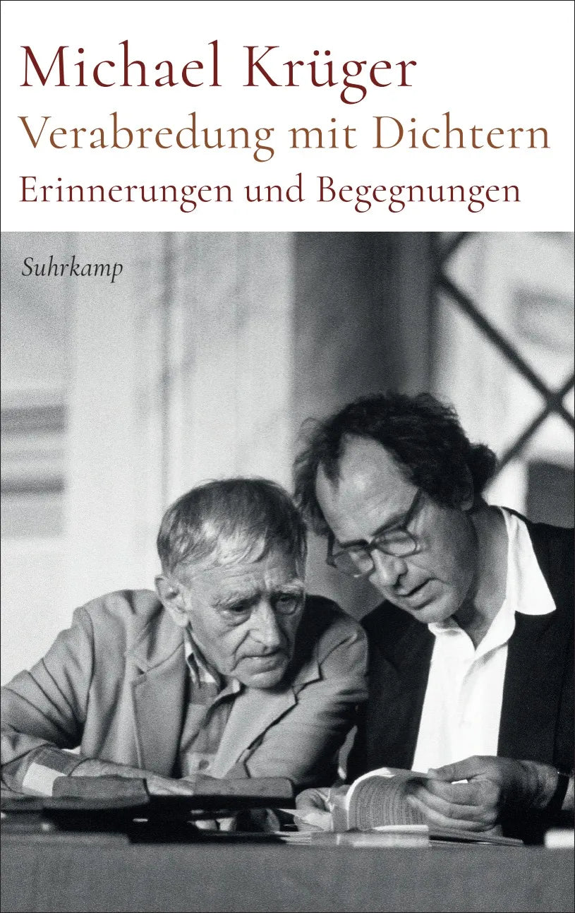 Buchcover von 'Verabredung mit Dichtern' - Gebundene Ausgabe von Michael Krüger