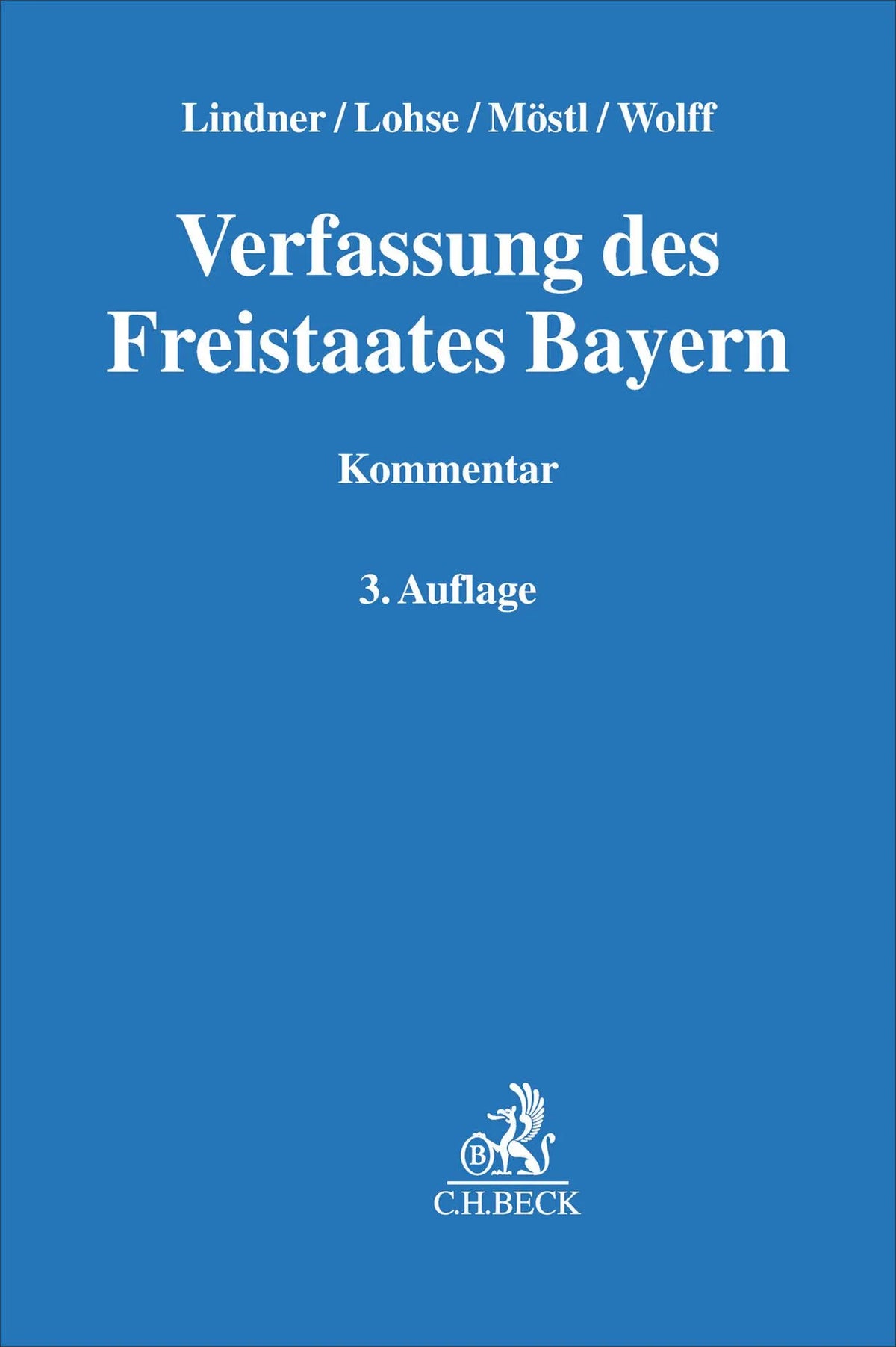 Cover: Verfassung des Freistaates Bayern (Hardcover) von Josef Franz Lindner