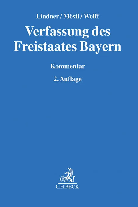 Buchcover von 'Verfassung des Freistaates Bayern' - Gebundene Ausgabe von Josef Franz Lindner