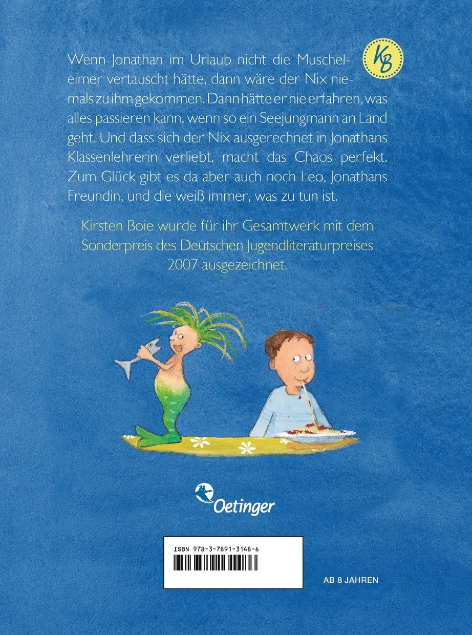 Buchrückseite von 'Verflixt - ein Nix! 1' mit Klappentext - Gebundene Ausgabe