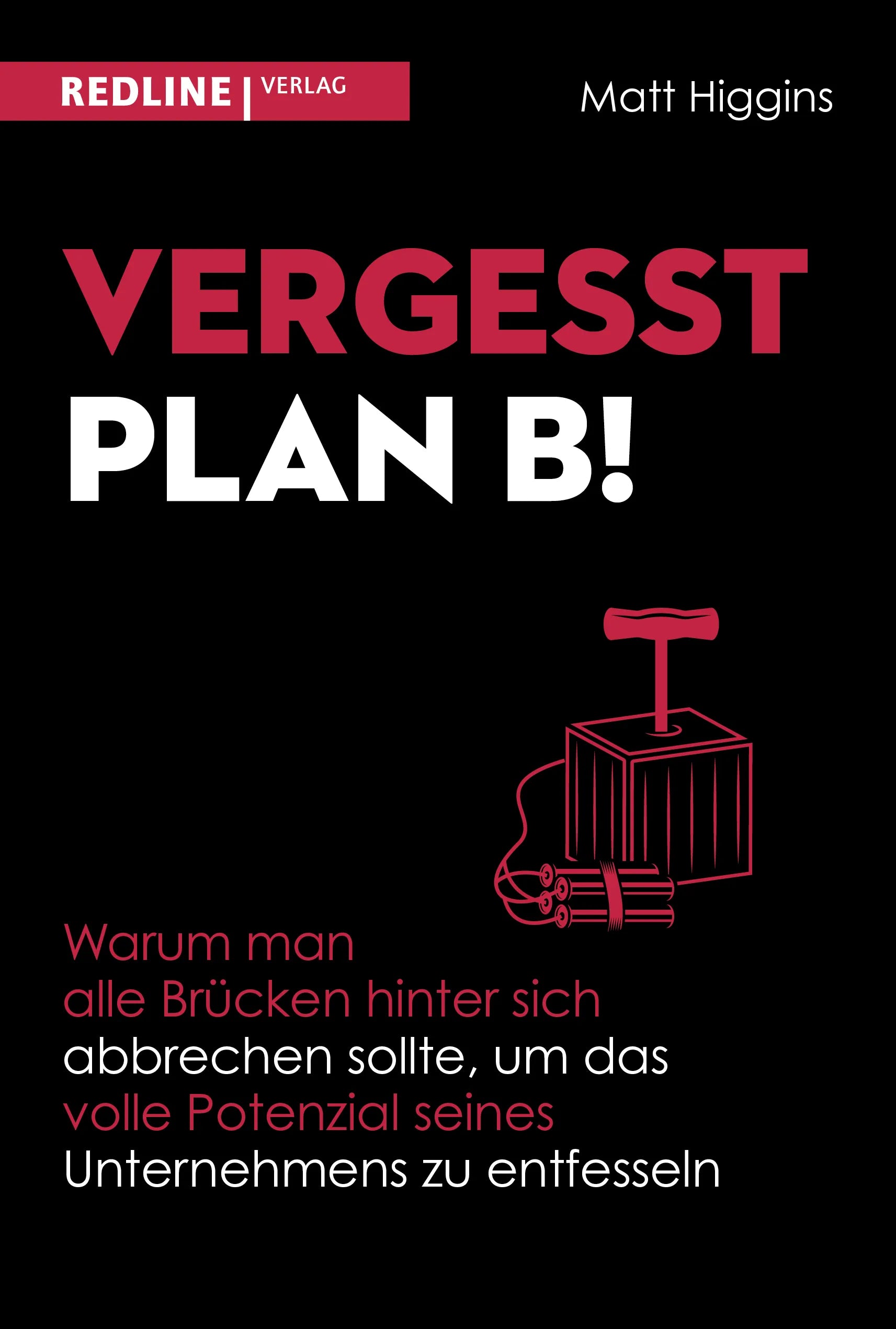 Buchcover von 'Vergesst Plan B!' - Gebundene Ausgabe von Matt Higgins