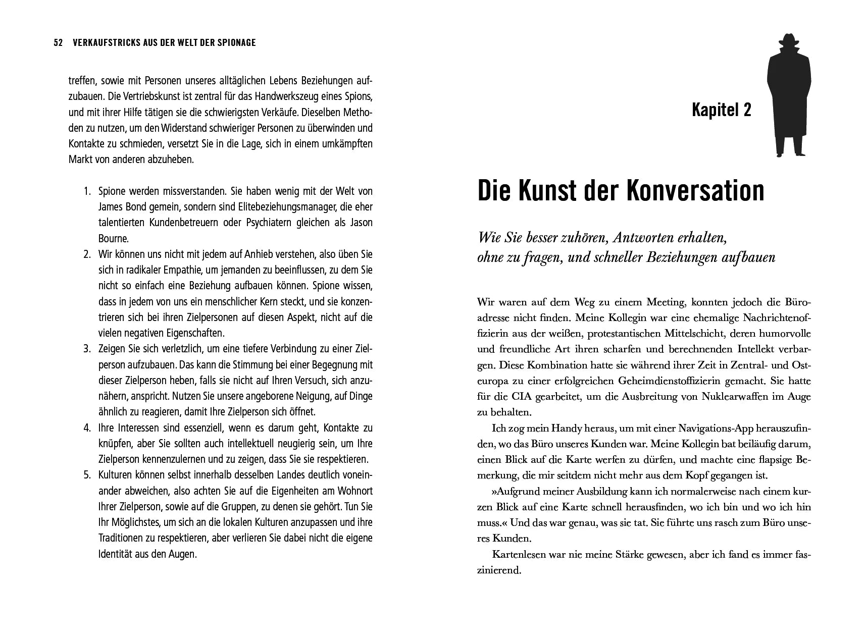 Innenansicht von 'Verkaufstricks aus der Welt der Spionage' - Gebundene Ausgabe